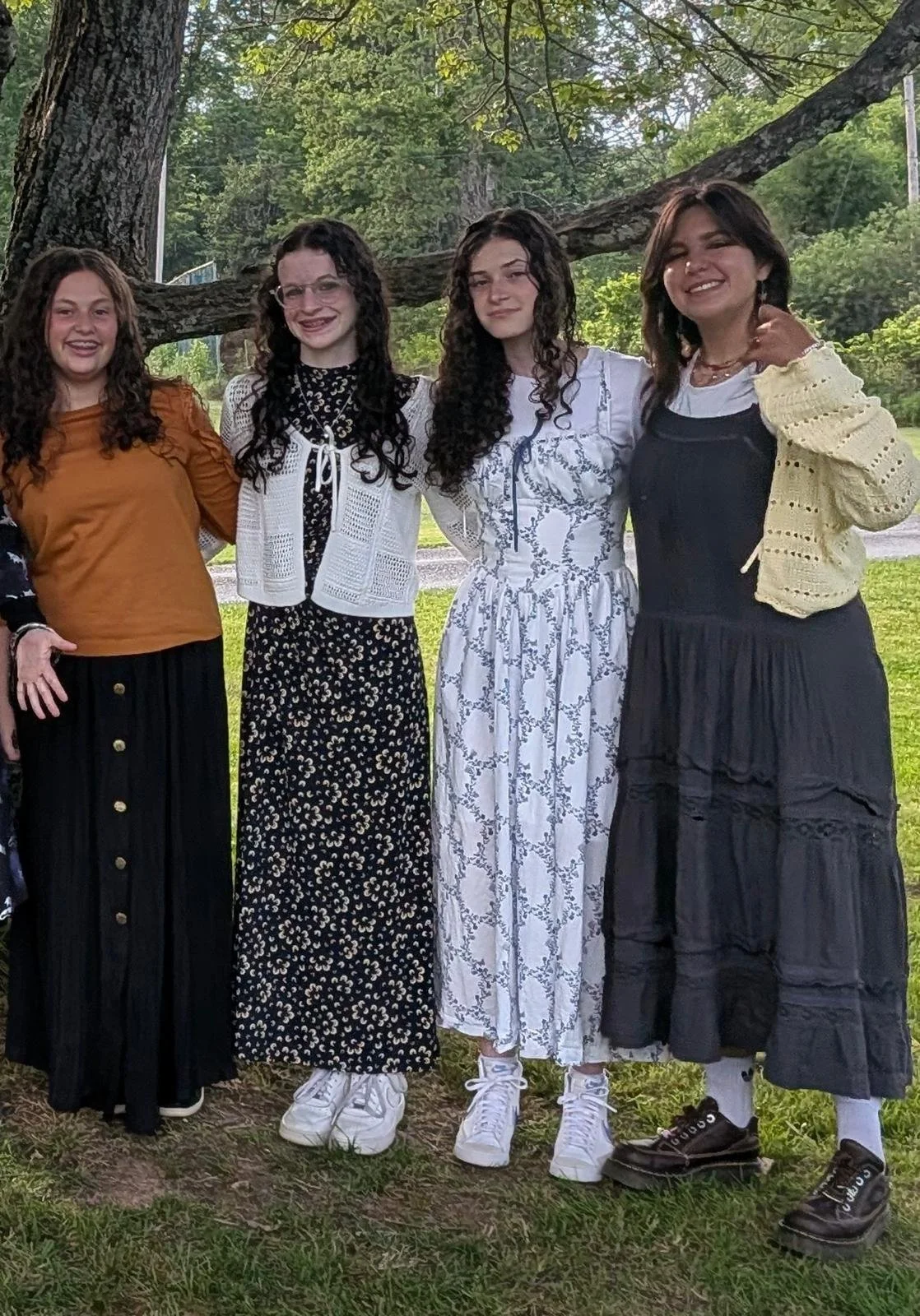 Campers ready for Shabbos