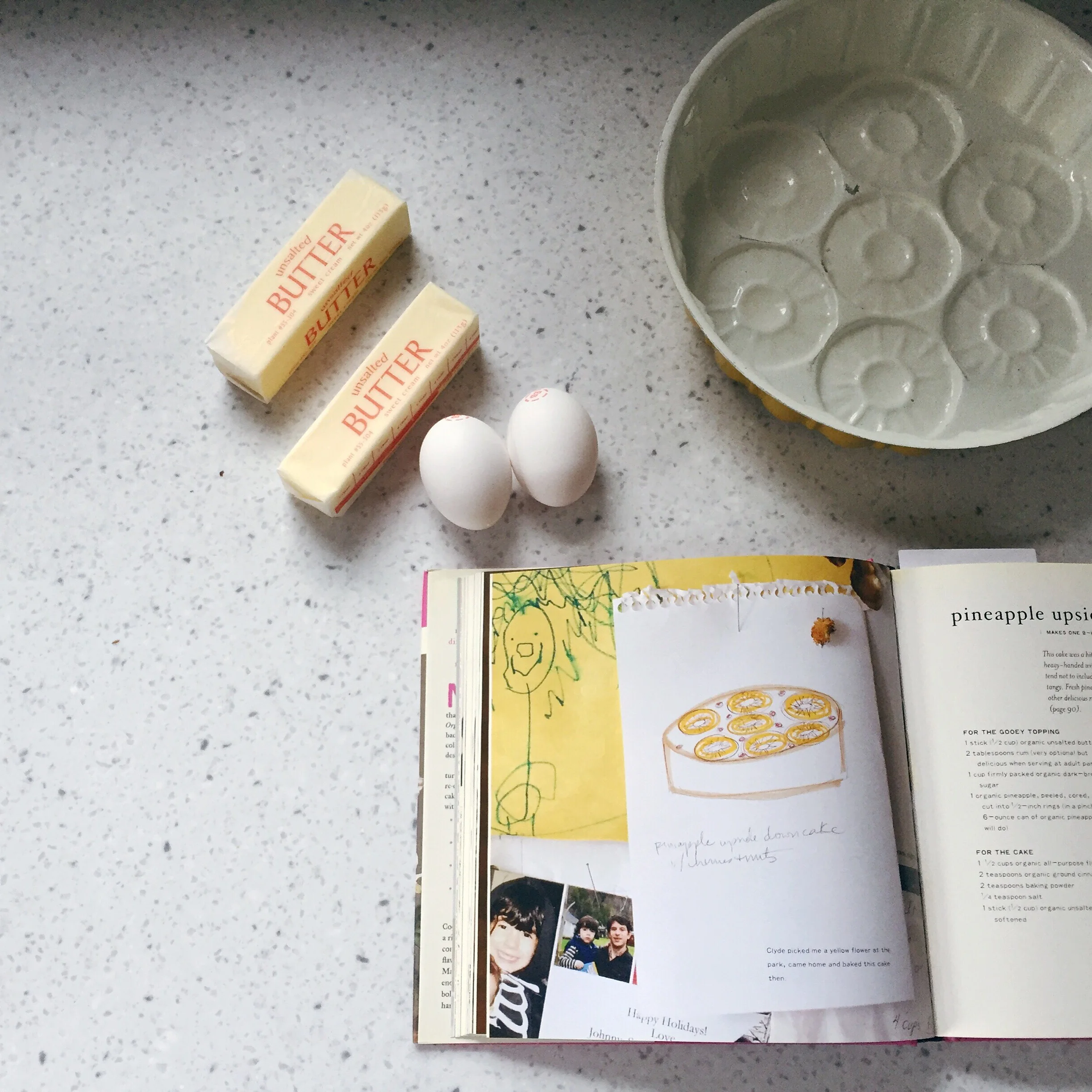 Pineapple Upside Down Cake (prep) | Cassia & Co.