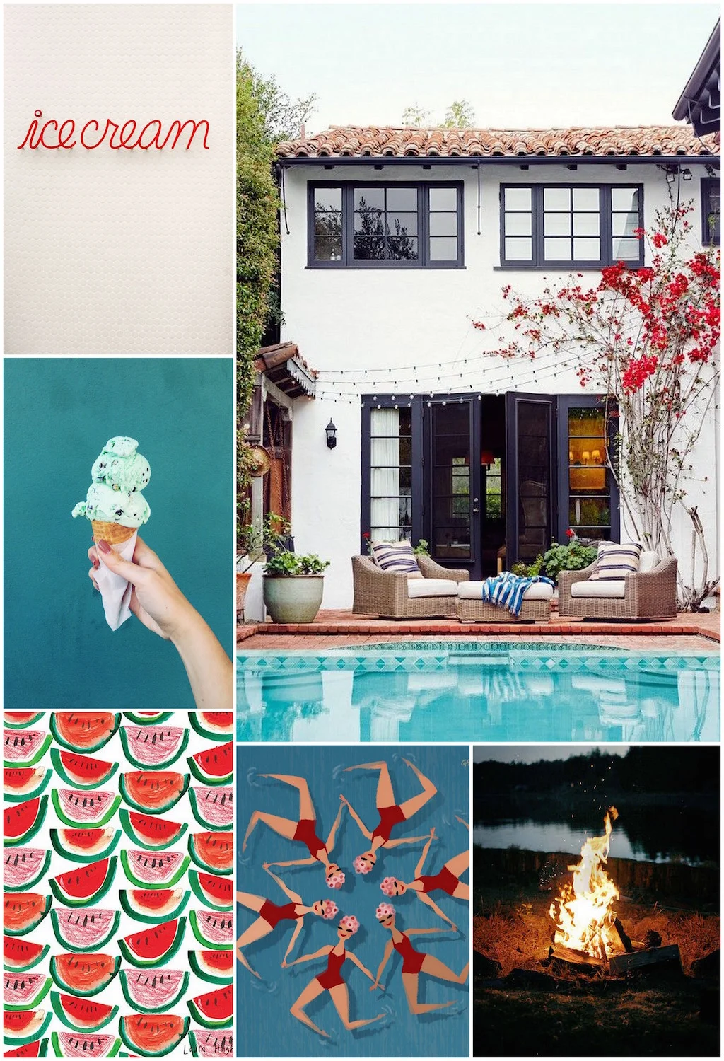 Monthly Moodboard - Quintessential Summer