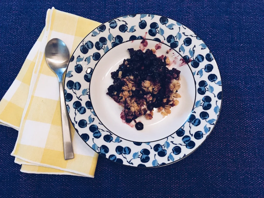Blueberry Crumble | Cassia &amp; Co.