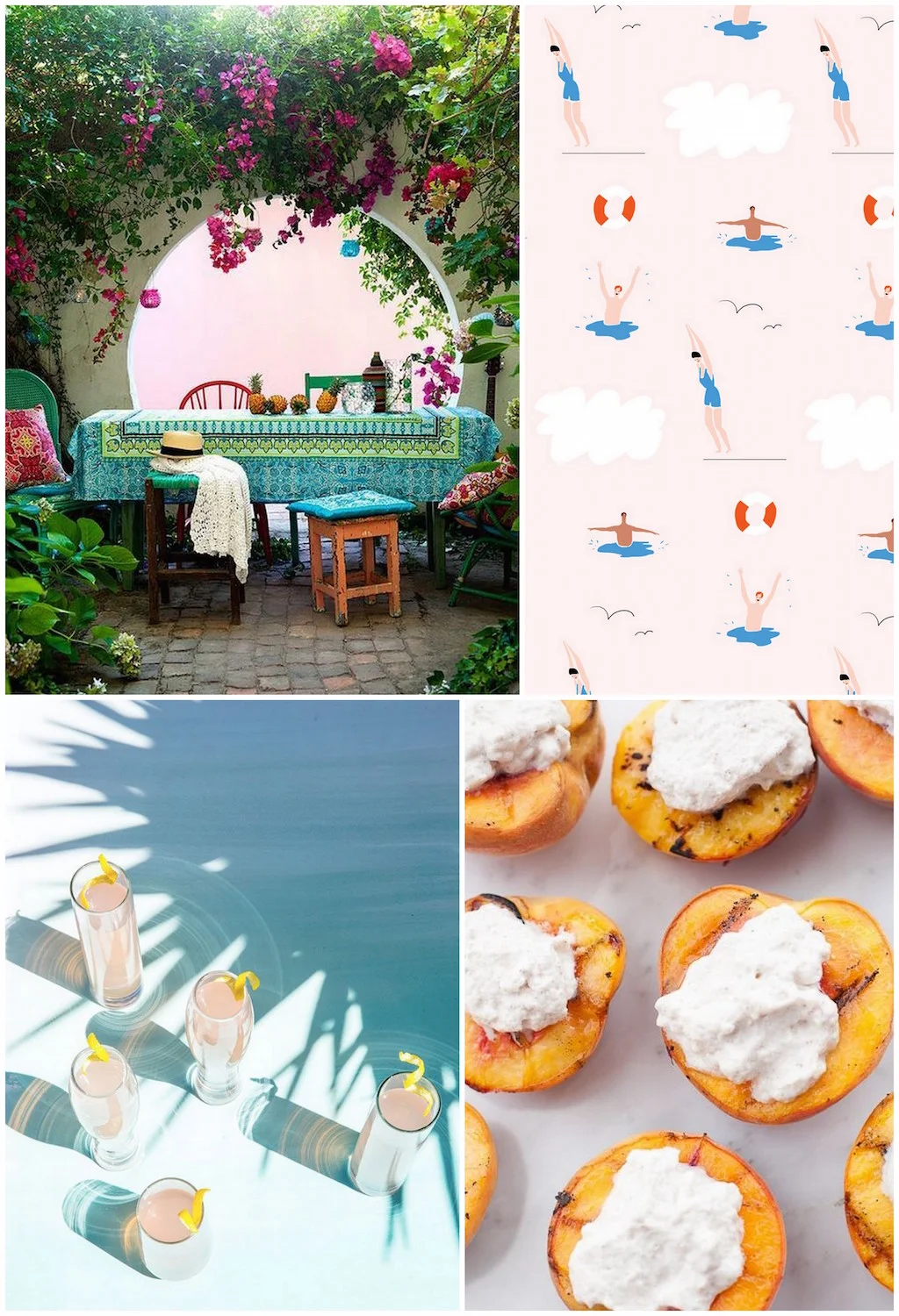 Monthly Moodboard - August | Cassia & Co