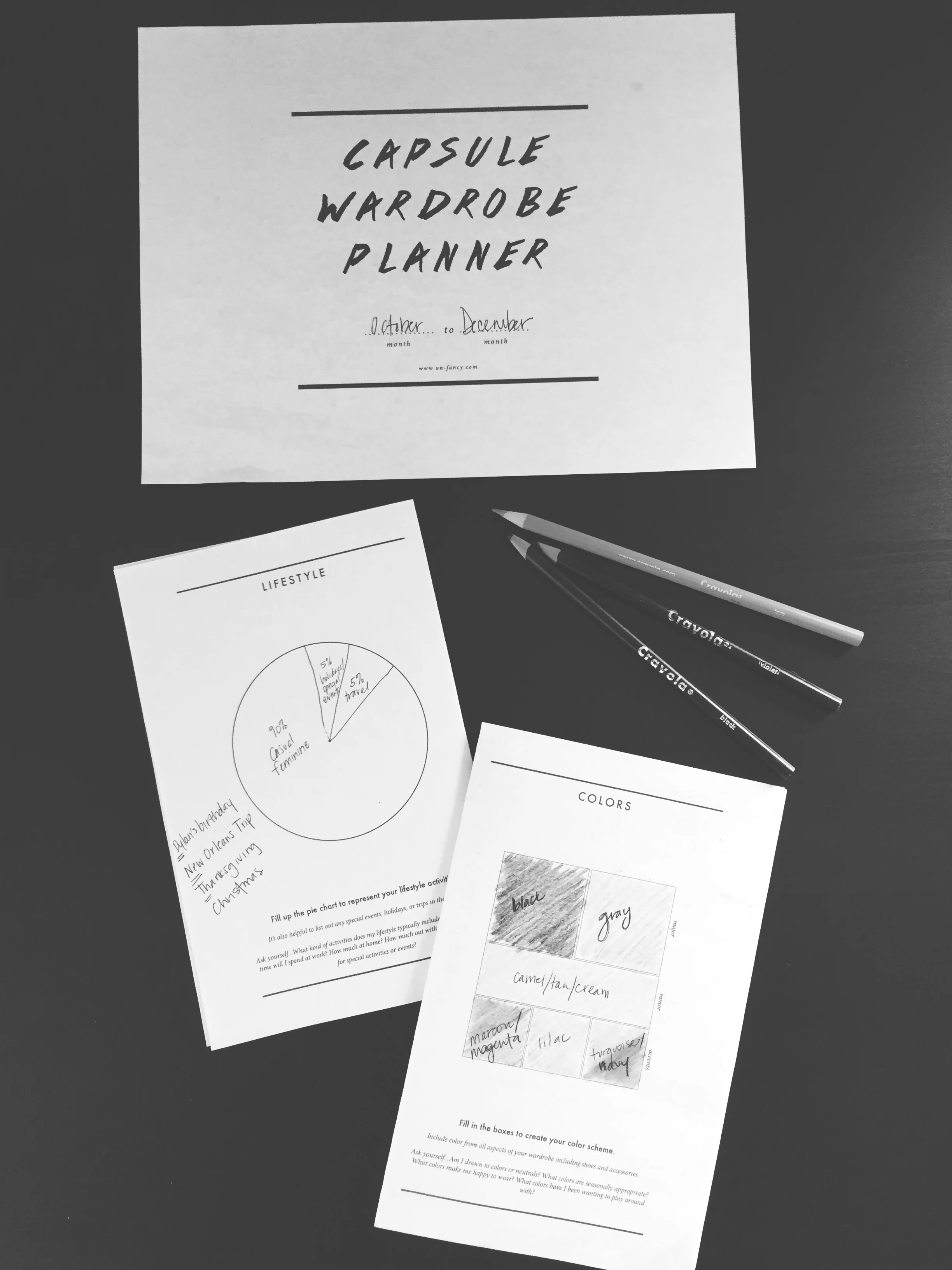 Capsule Wardrobe Planning