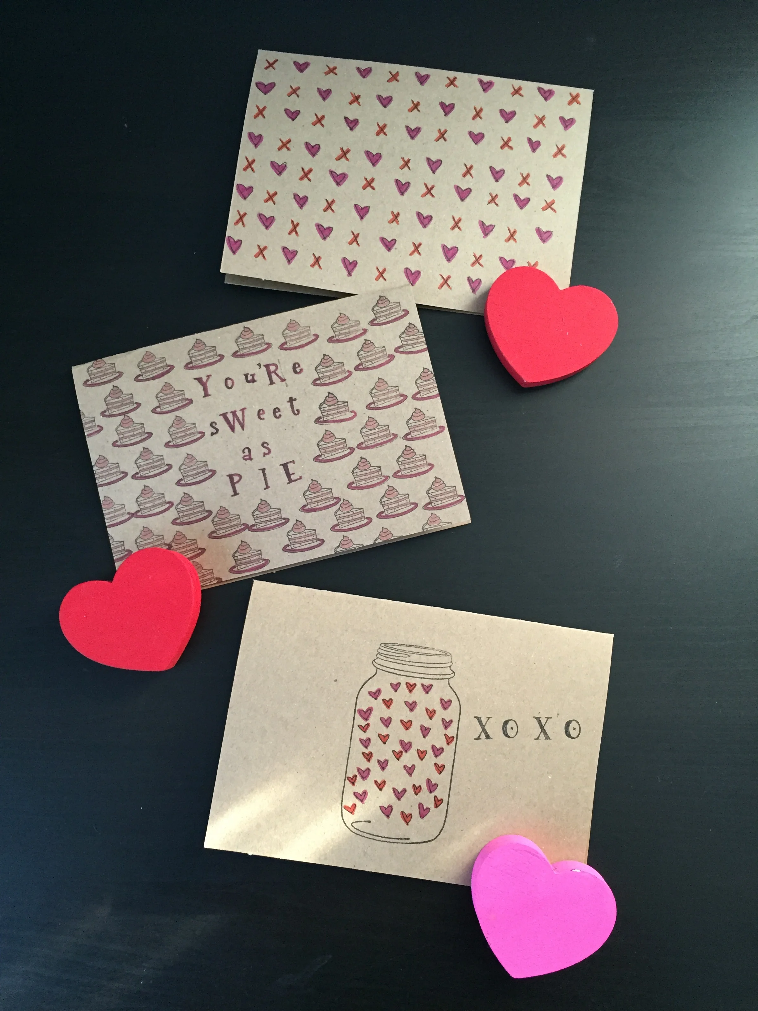Kraft Paper Valentines | Cassia & Co.