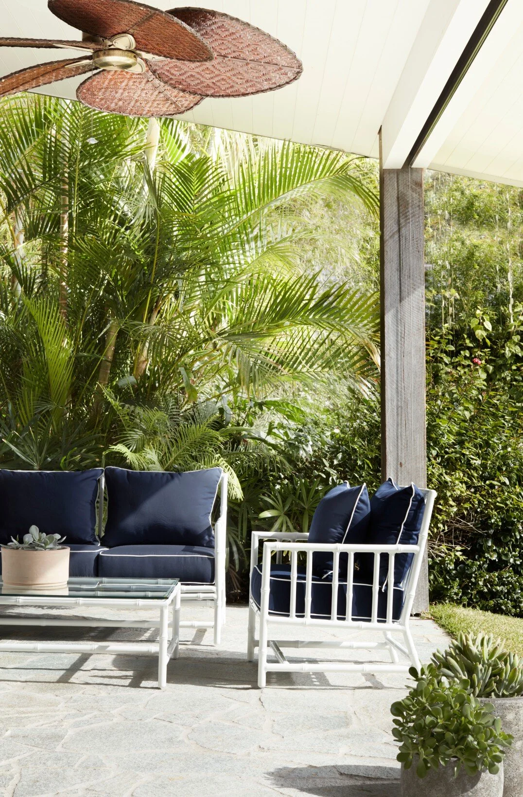 Foxy 3 Seat Sofa in Navy