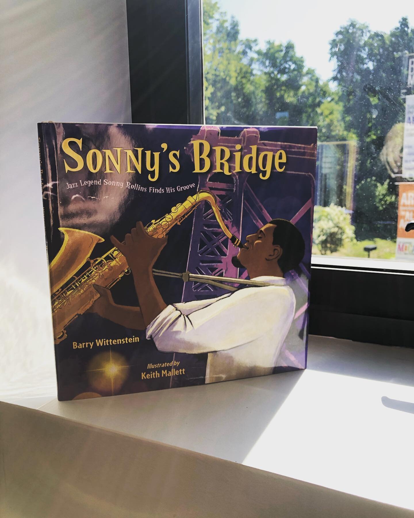 For our last morning with @mocawestport and #campmoca we will be enjoying music from faculty member Andrew Beals on saxophone and reading this awesome book called &ldquo;Sonny&rsquo;s Bridge&rdquo;, by Barry Wittenstein, with illustrations by Keith M