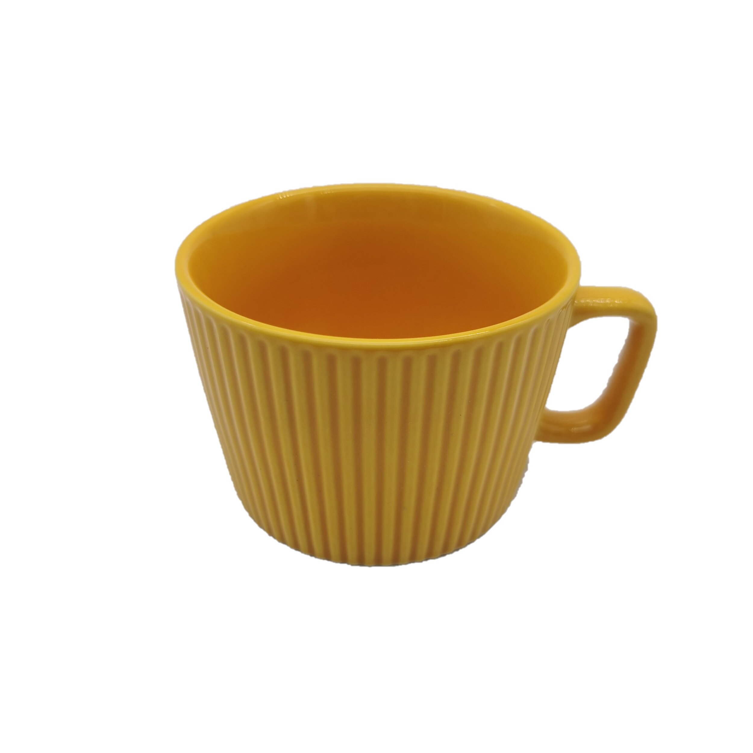 Vintage Coffee Cup-Yellow