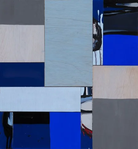 Bloodline (2017)
Enamel, gloss acrylic, perspex, and plywood on board
60 x 55cm