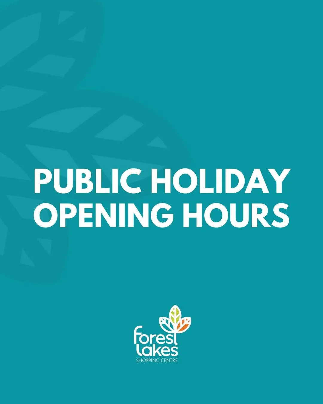 Our doors are open tomorrow from 8am to 6pm 🛒 Individual store hours may vary, so check directly with retailers to be sure when they're open. #ForestLakesSC