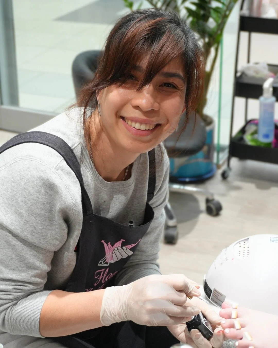 Meet Thuy 💅 The manager at @_flora_nailstudio  and the creative mind behind some of their most stunning sets. Her current obsession? 3D nails!

Visit them across from the Local Fresh Gourmet Market and let Thuy work her magic on your next set ✨ #For