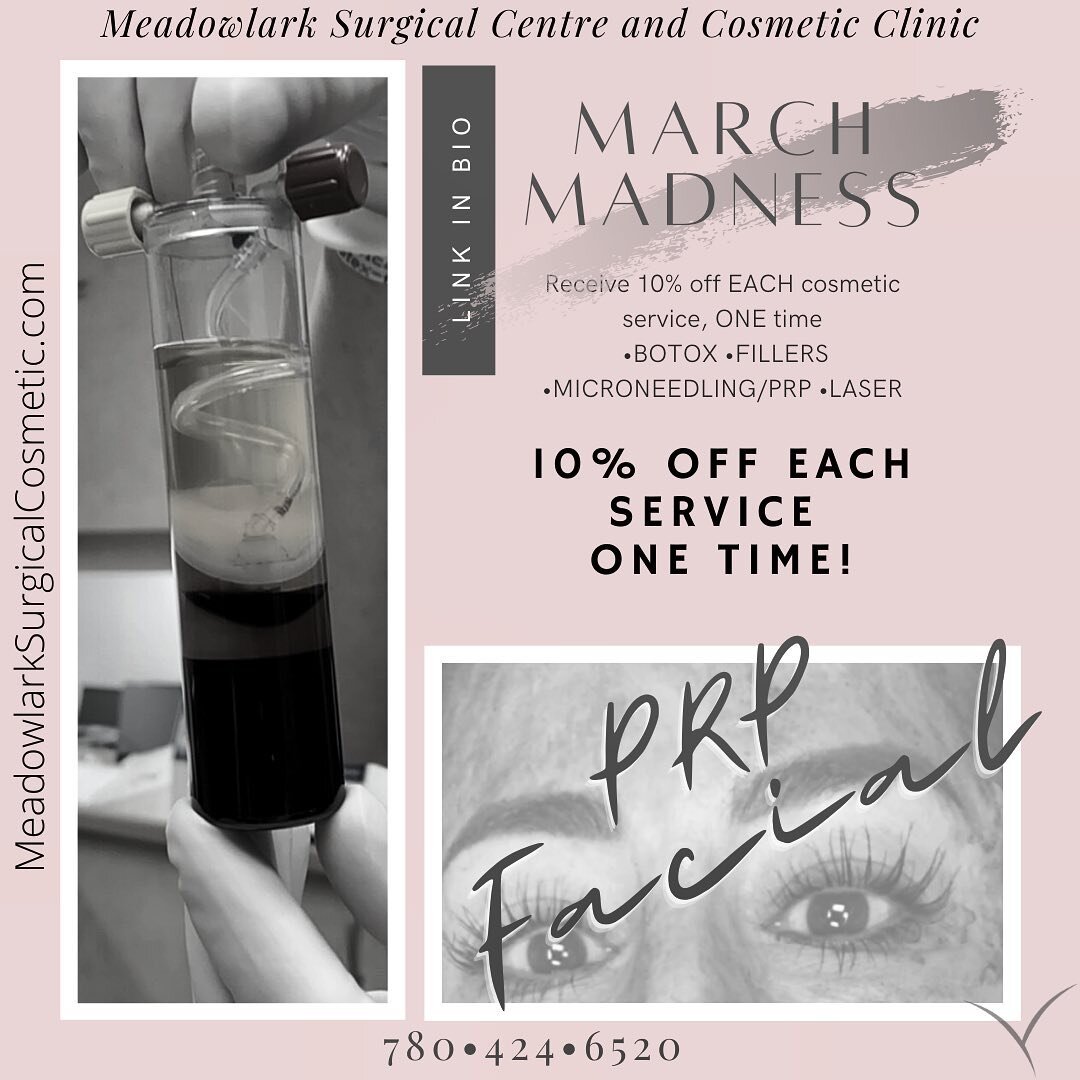 Don&rsquo;t miss out on our March Madness Promo! 
Receive 10% off EACH cosmetic service, ONE time &bull;BOTOX &bull;FILLERS &bull;MICRONEEDLING/PRP &bull;LASER
Contact our office today for more details, and to pre-schedule your March Madness appointm