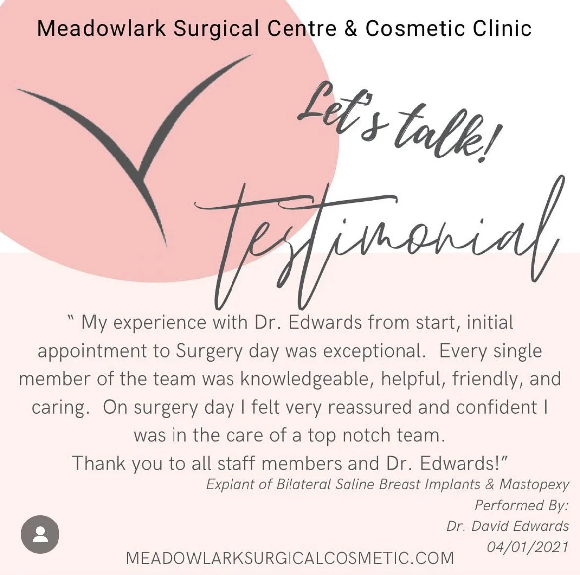 Reviews — Meadowlark Surgical & Cosmetic Clinic