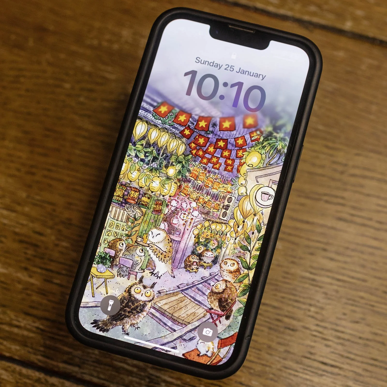 Night Owl Coffee Social phone wallpaper