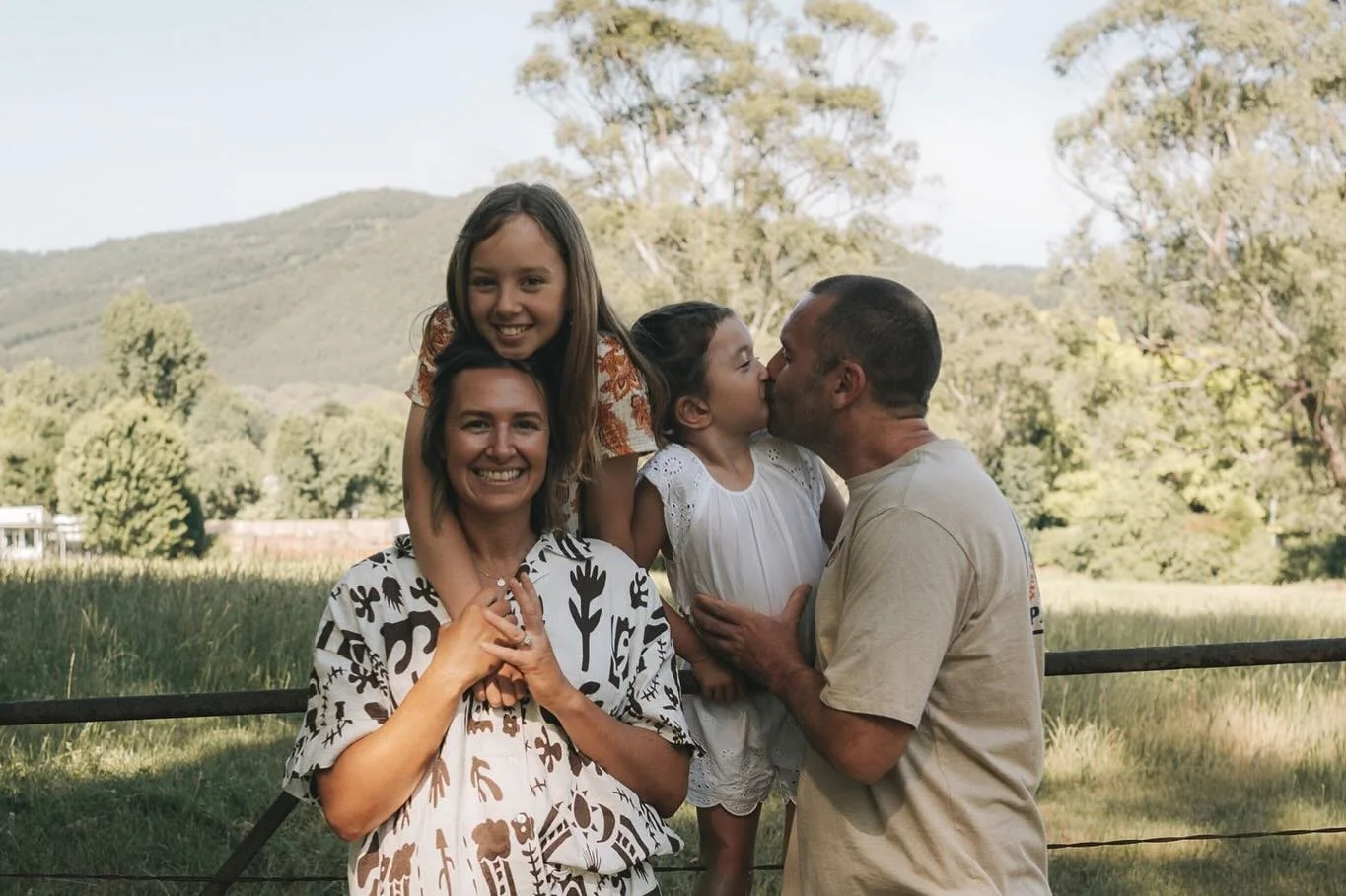Three generations in one golden afternoon. Wandering along the Ovens River, exploring Bright, looking for frogs, ( one was found!) skipping stones - with everyone in one place for once. Fun and a little bit of chaos. 

I get asked to photograph a lot