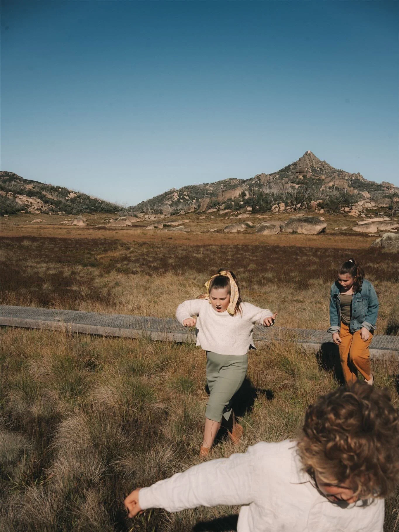 Krystal and her Fam up at Buffalo - space and light