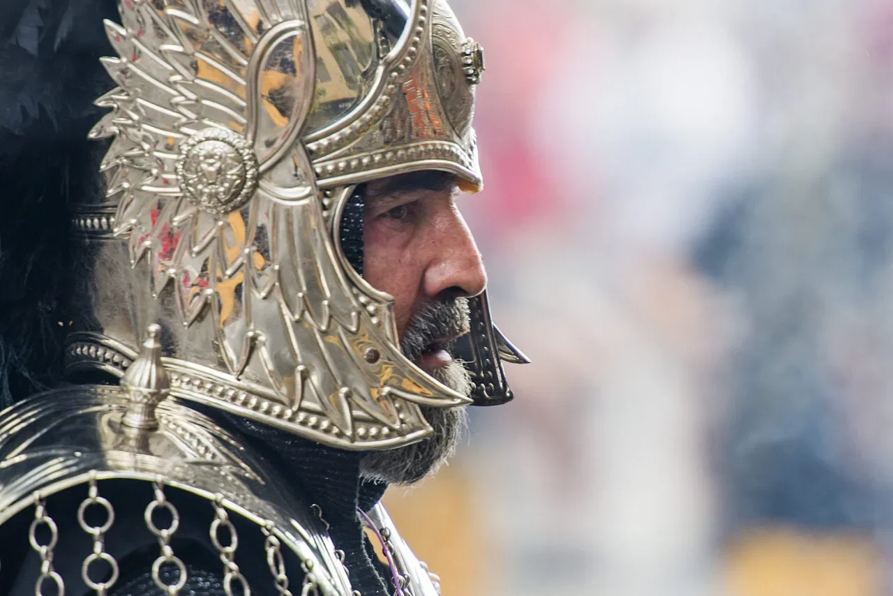 Moros y Cristianos tijdens de feesten in Calpe