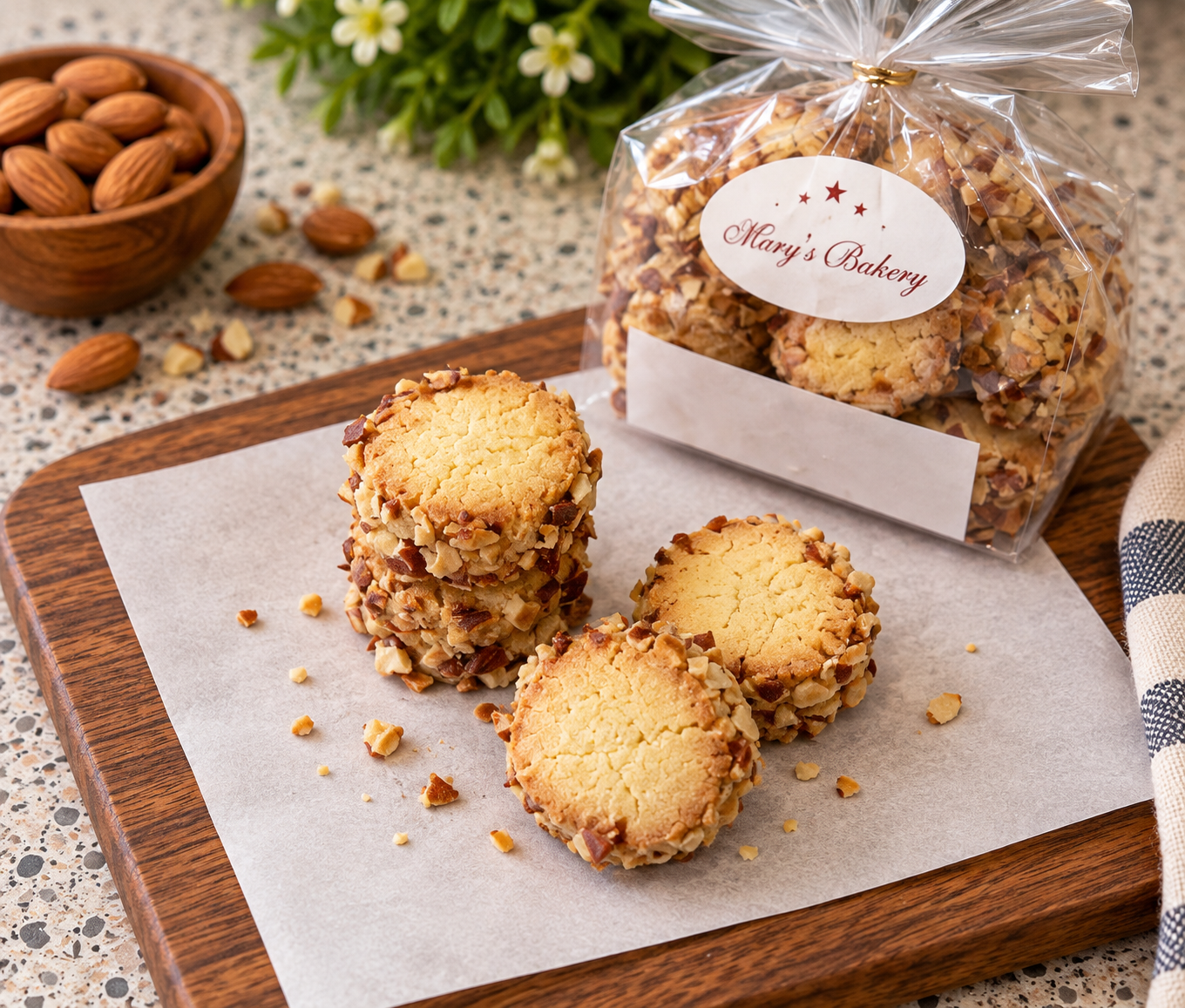 European Almond Cookies