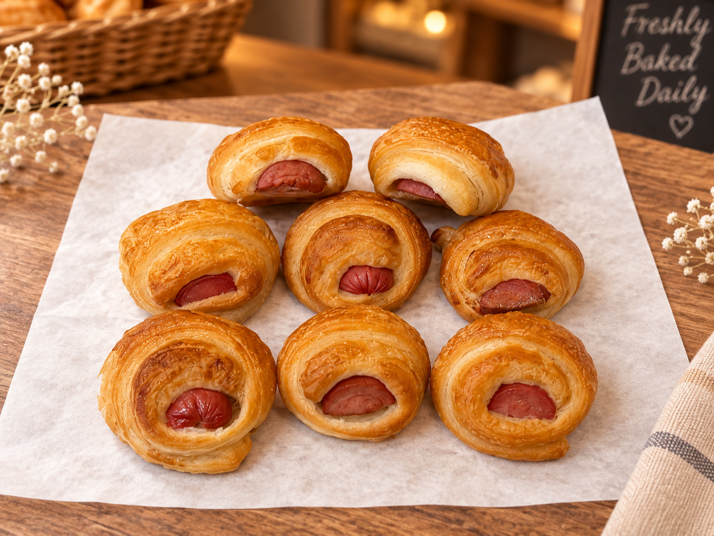 Mini Hot Dog Croissant