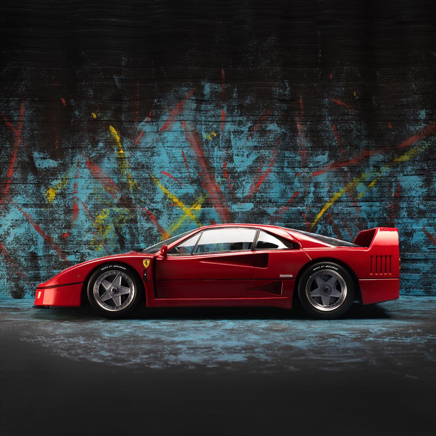 I !recreate! the old ad from 1988 by @ferrari and @pirelli 🎯 #ferrarif40 

This has been in my mind for a time! And I finally executed this piece! 🙌

➡️ SWIPE for BTS and original

#supercars #ferrari #pirelli #racing #racingcar #art #sportcars #ph