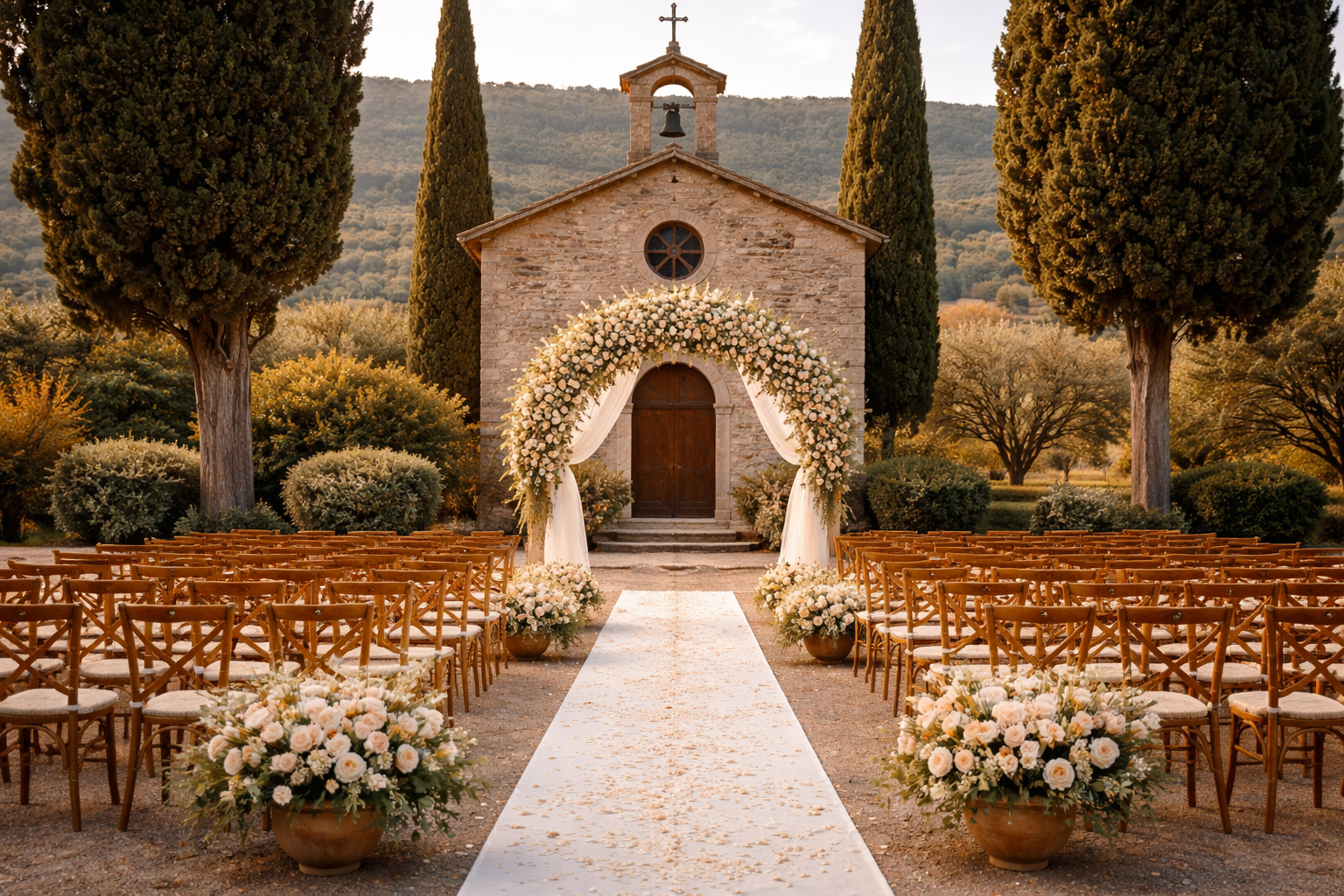 A destination wedding in Tuscany