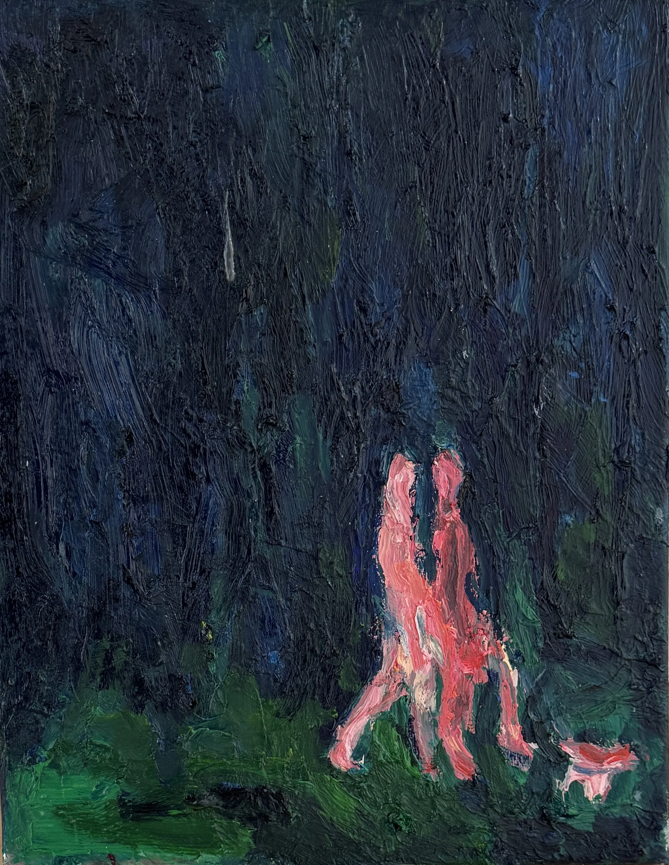 KC HO 
 Quiet Company,  2026 
Oil on canvas 
14 x 11 inches  