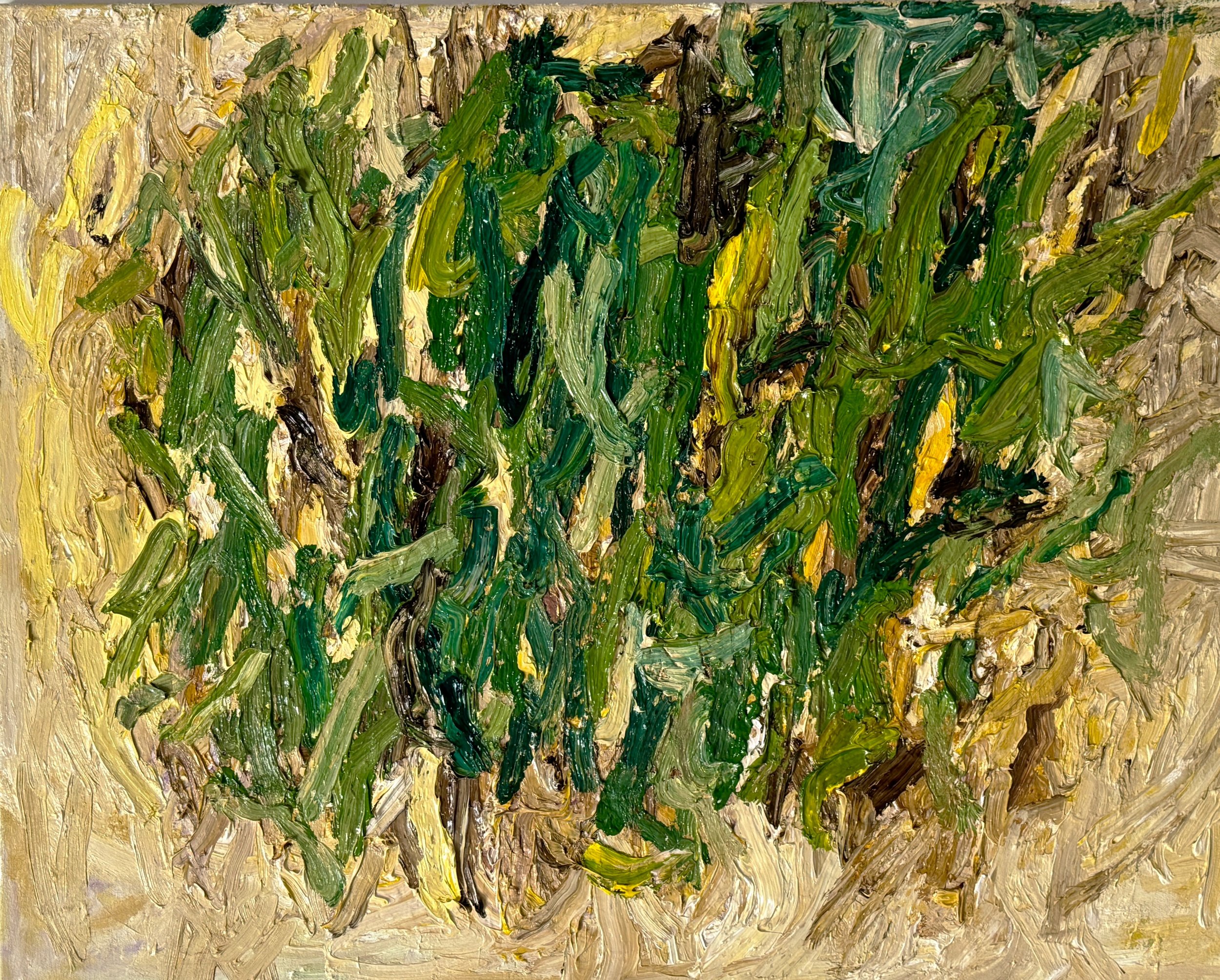 KC HO 
 Green Tenderness,  2025 
Oil on canvas 
24 x 30 inches  