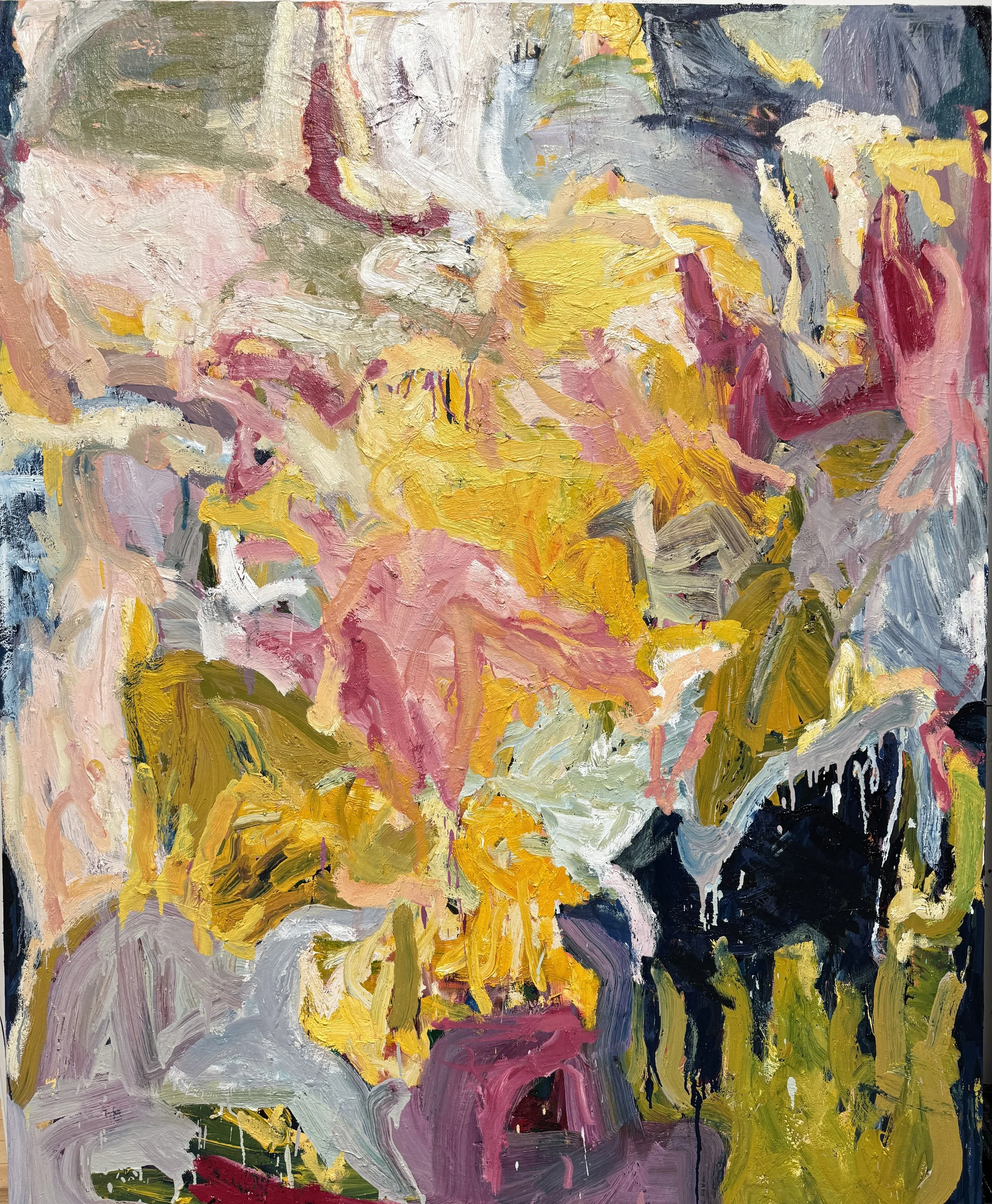 KC HO 
 What Remains Unfixed,  2026 
Oil on canvas 
60 x 48 inches  