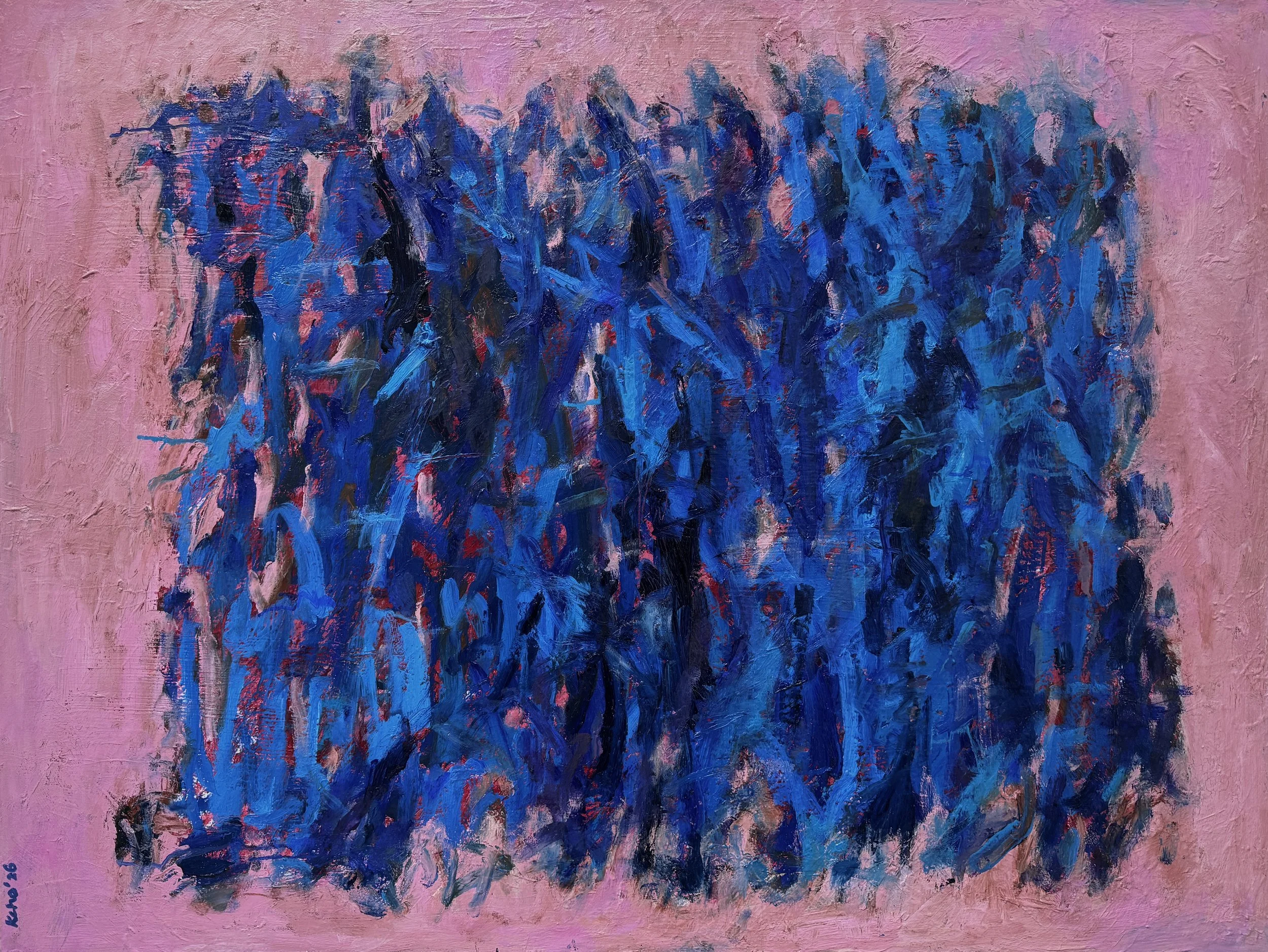 KC HO 
 Untitled (now),  2026 
Oil on canvas 
36 x 48 inches  