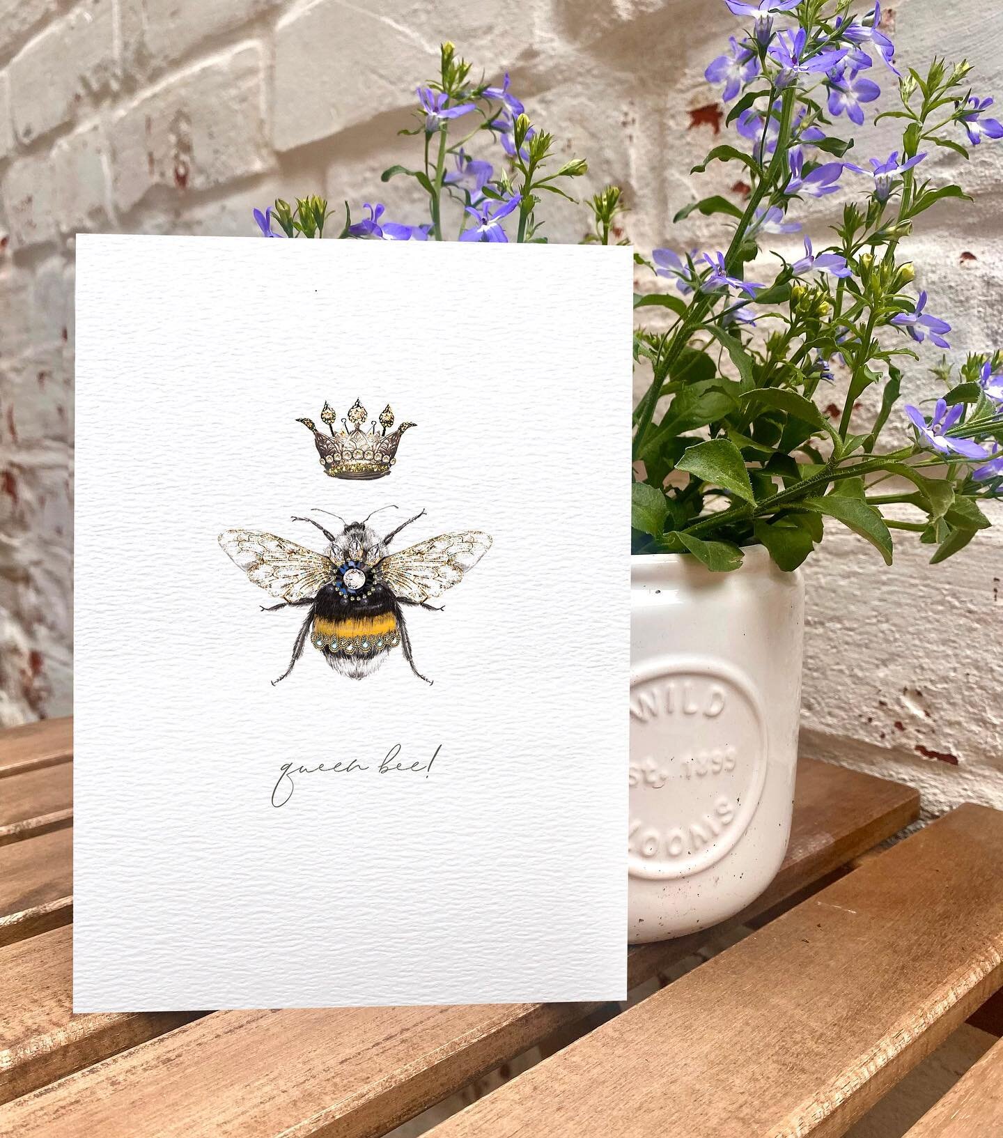 Hi independent shops! To celebrate the upcoming coronation there is 10% off the entire range at www.stephaniedavies.co.uk until 7th May! Here is my &lsquo;Queen Bee&rsquo; design, my number one best seller and the one I can never order in too many of