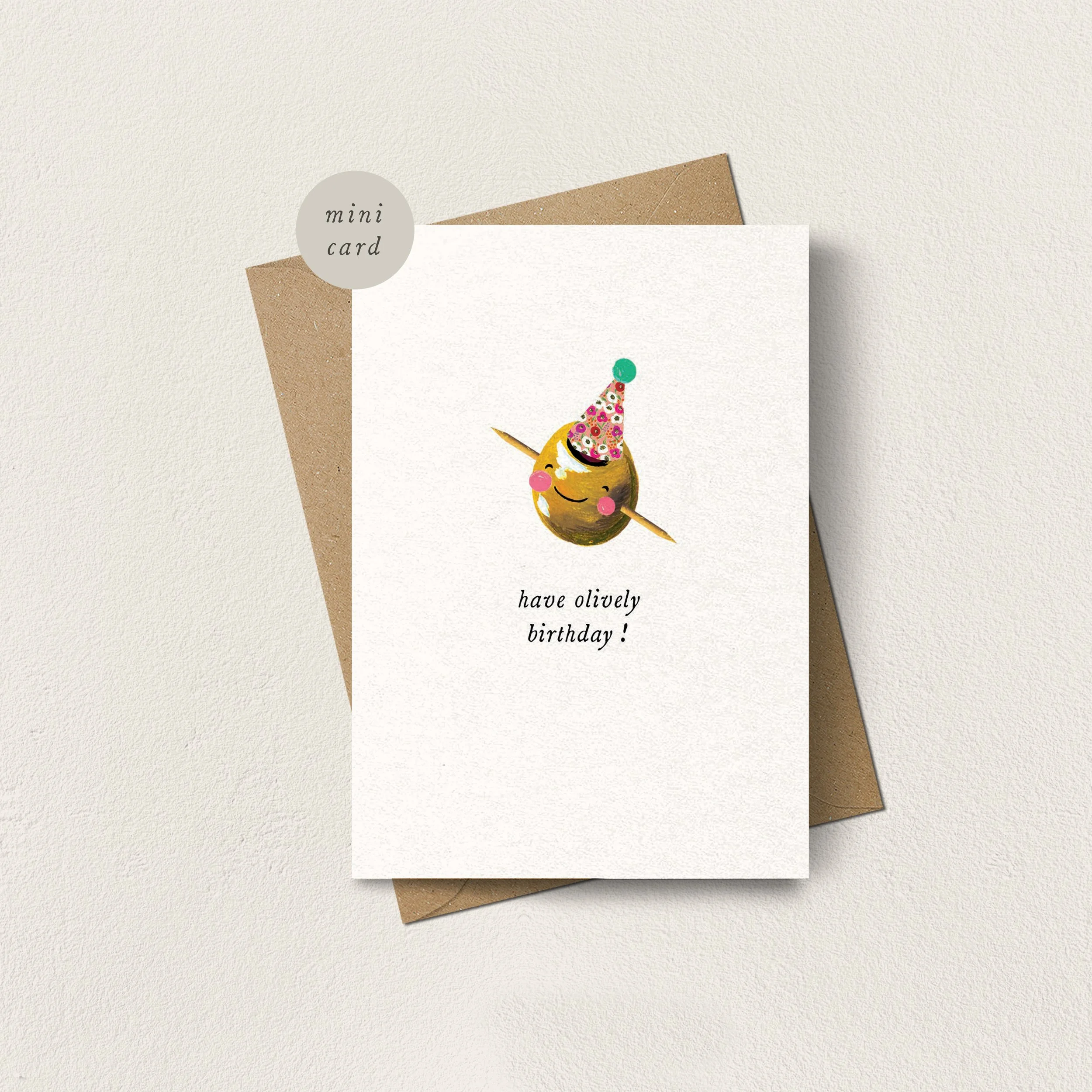 Mini Card Olively Birthday