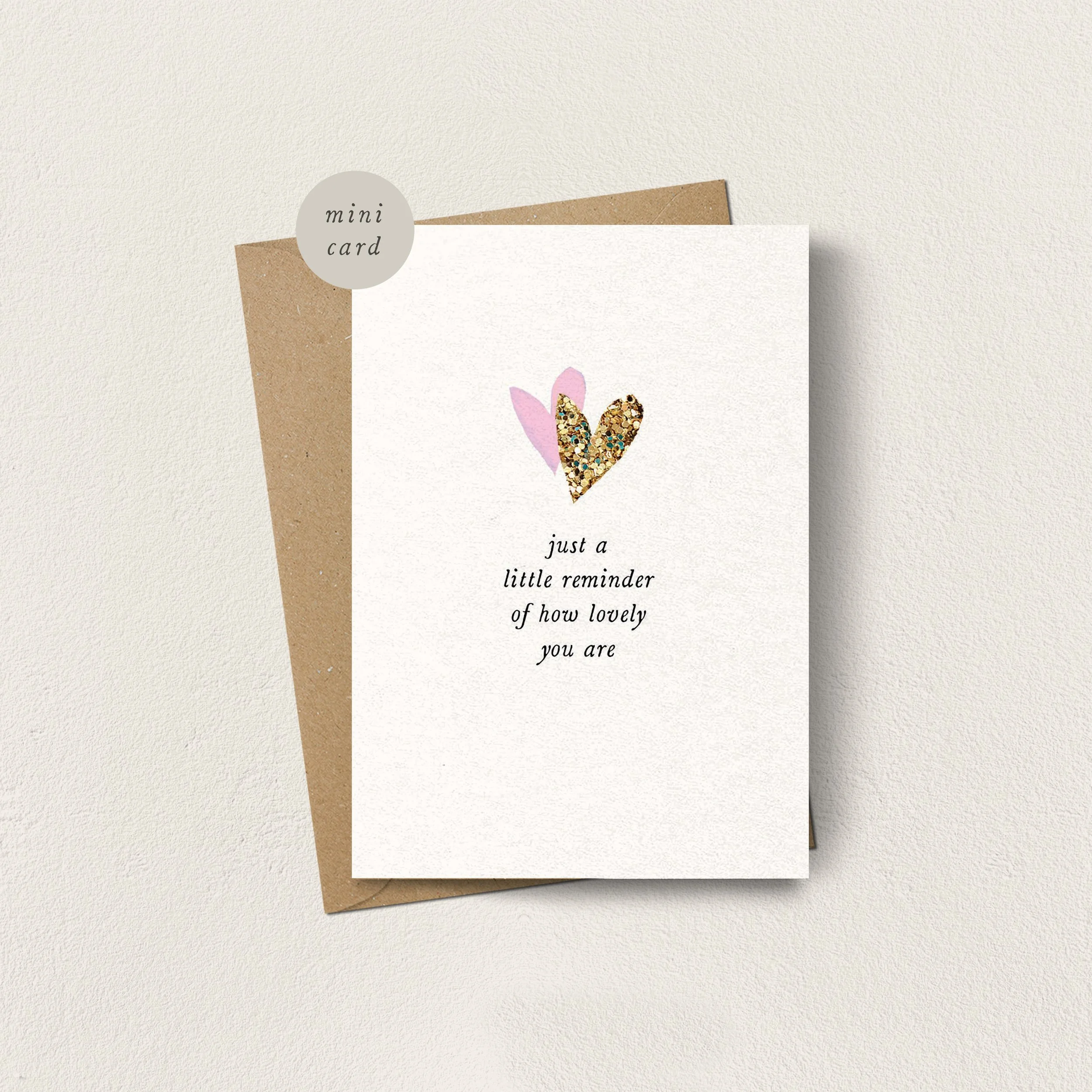 Mini Card A Little Reminder