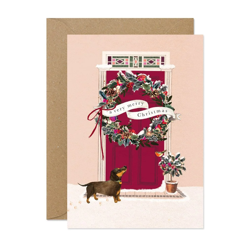sausage-dog-christmas-door-greeting-card-stephanie-davies-SDMB06.jpg