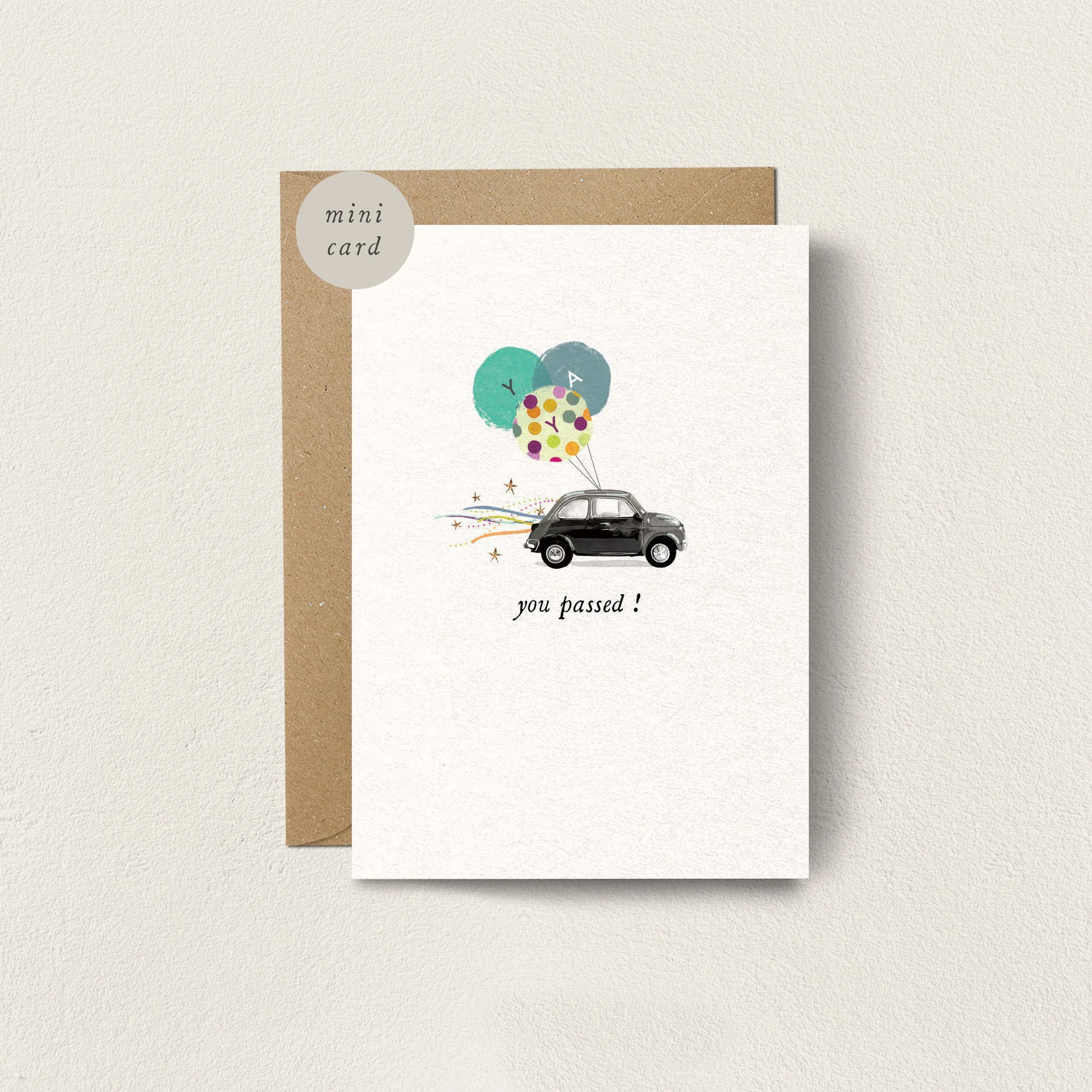 Mini Card You Passed Car