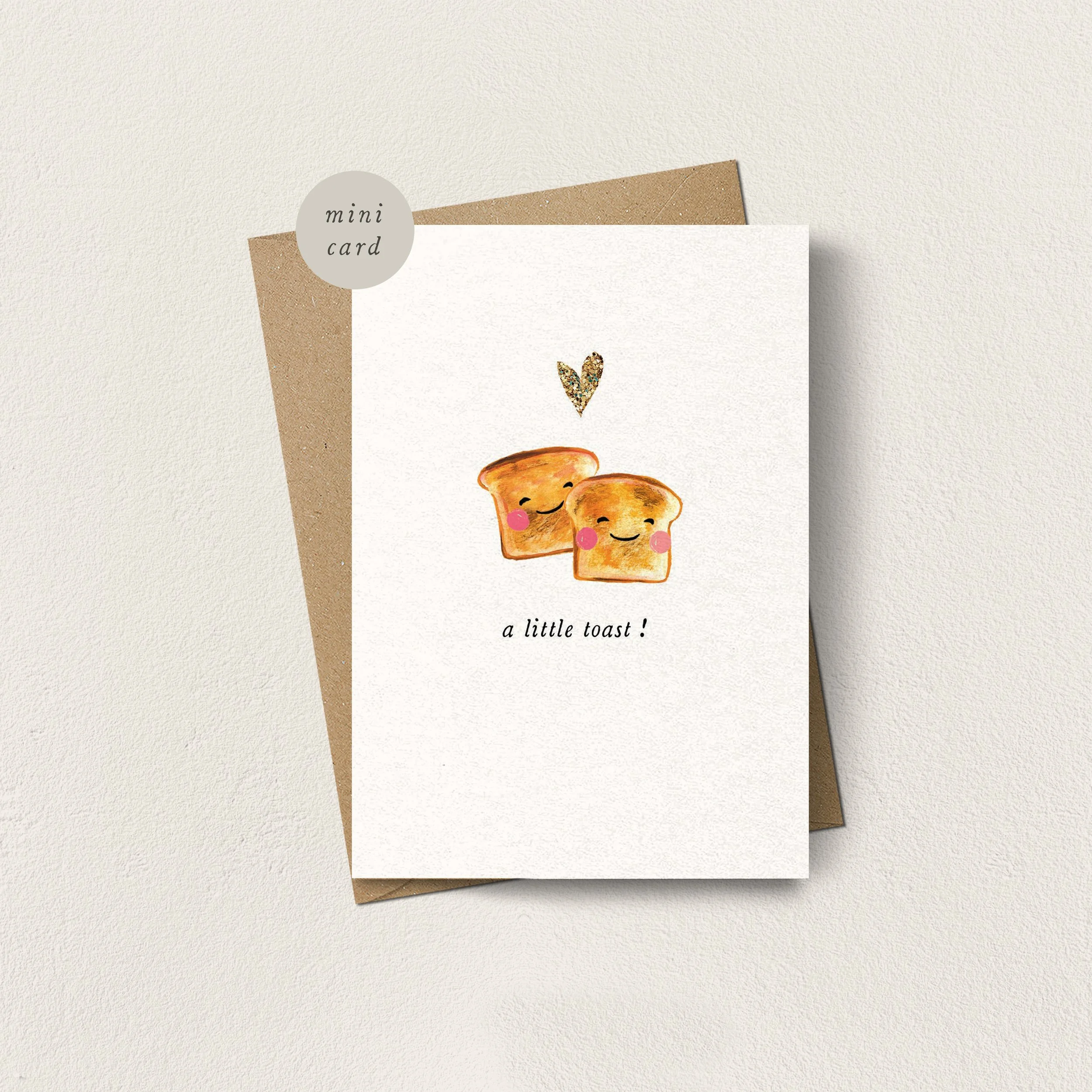 Mini Card A Little Toast