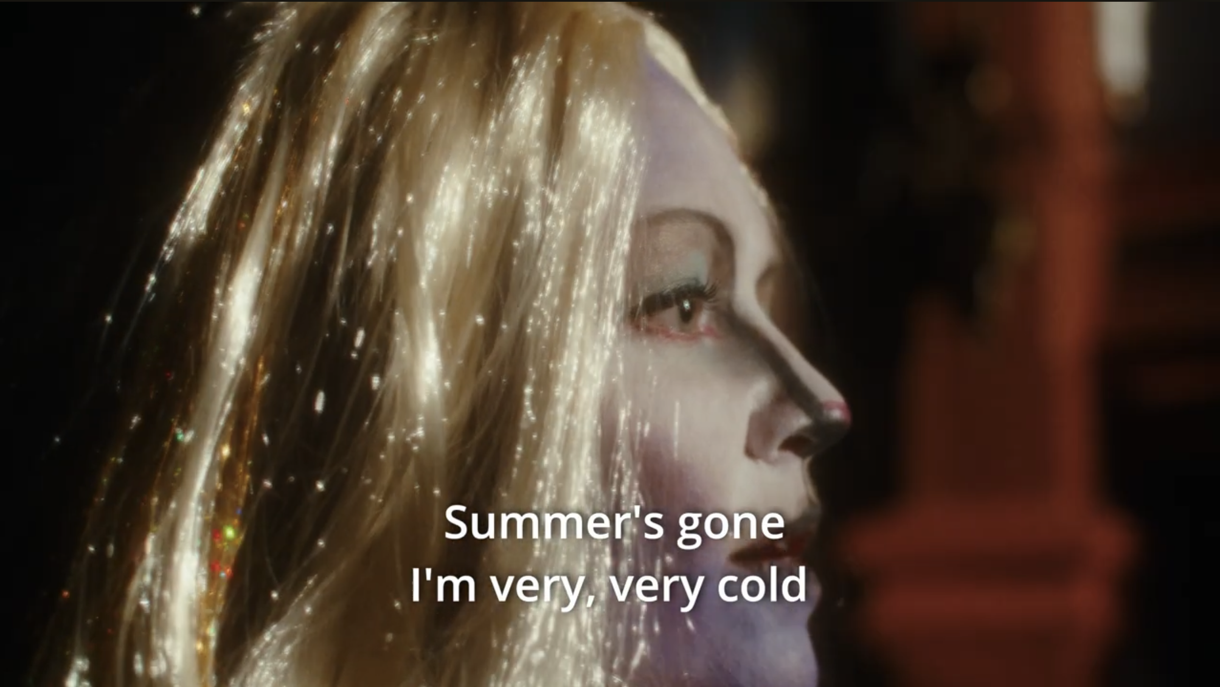 "High Season" music video, acting/performance