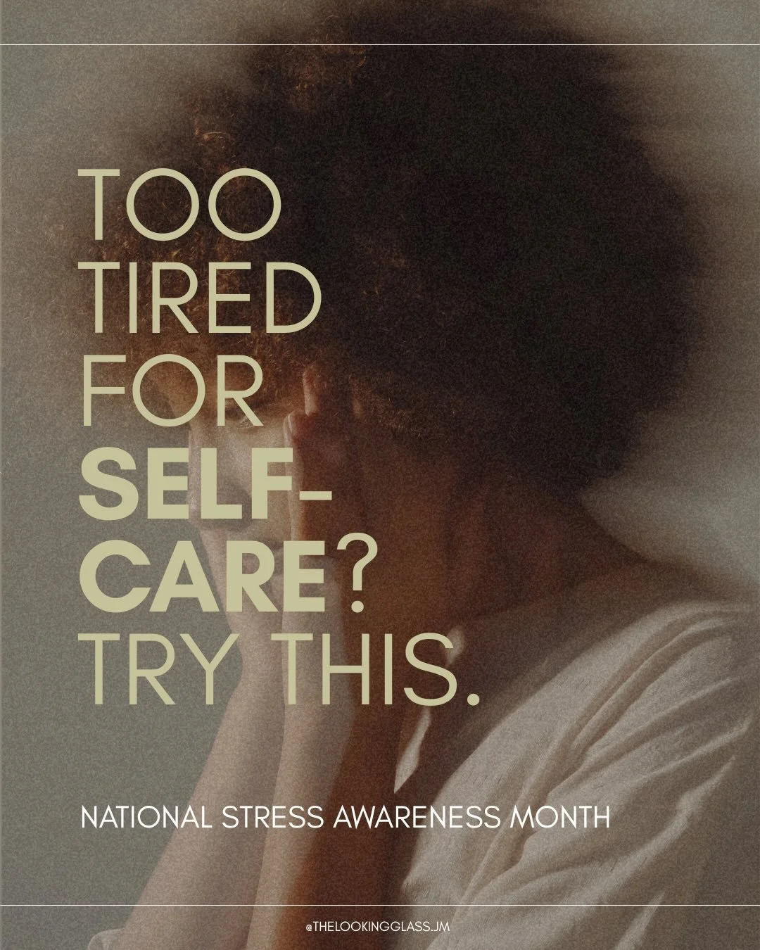 Too tired to pour into yourself? You&rsquo;re not alone and it doesn&rsquo;t have to stay that way.

This National Stress Awareness Month, start small. Rest without guilt. Breathe a little deeper. Choose one thing today that&rsquo;s just for you.

Se