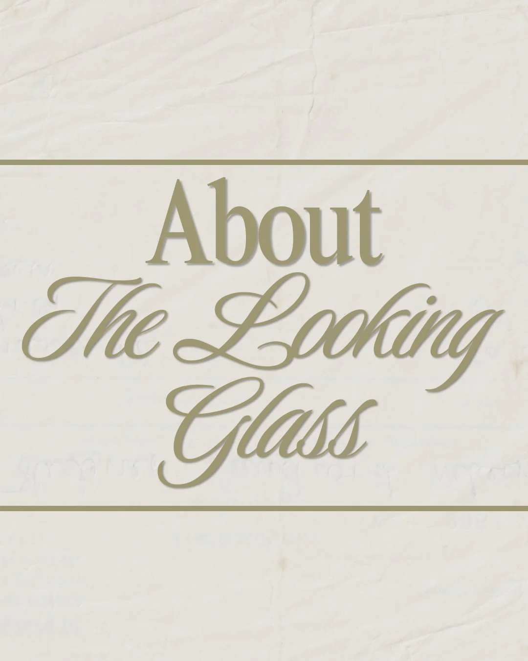 Our story is rooted in purpose, growth, and community care. 🤍

What started as a commitment to providing clinical services has grown into a deeper mission breaking barriers and creating access for those who need it most. The Looking Glass is more th