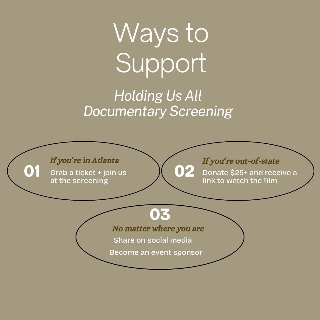 Supporting this documentary can look different for everyone, and every form of support truly makes an impact. 🤍

Here are 3 ways you can support:

1. Purchase a ticket + attend the screening

2. Donate $25+ to help us continue amplifying conversatio