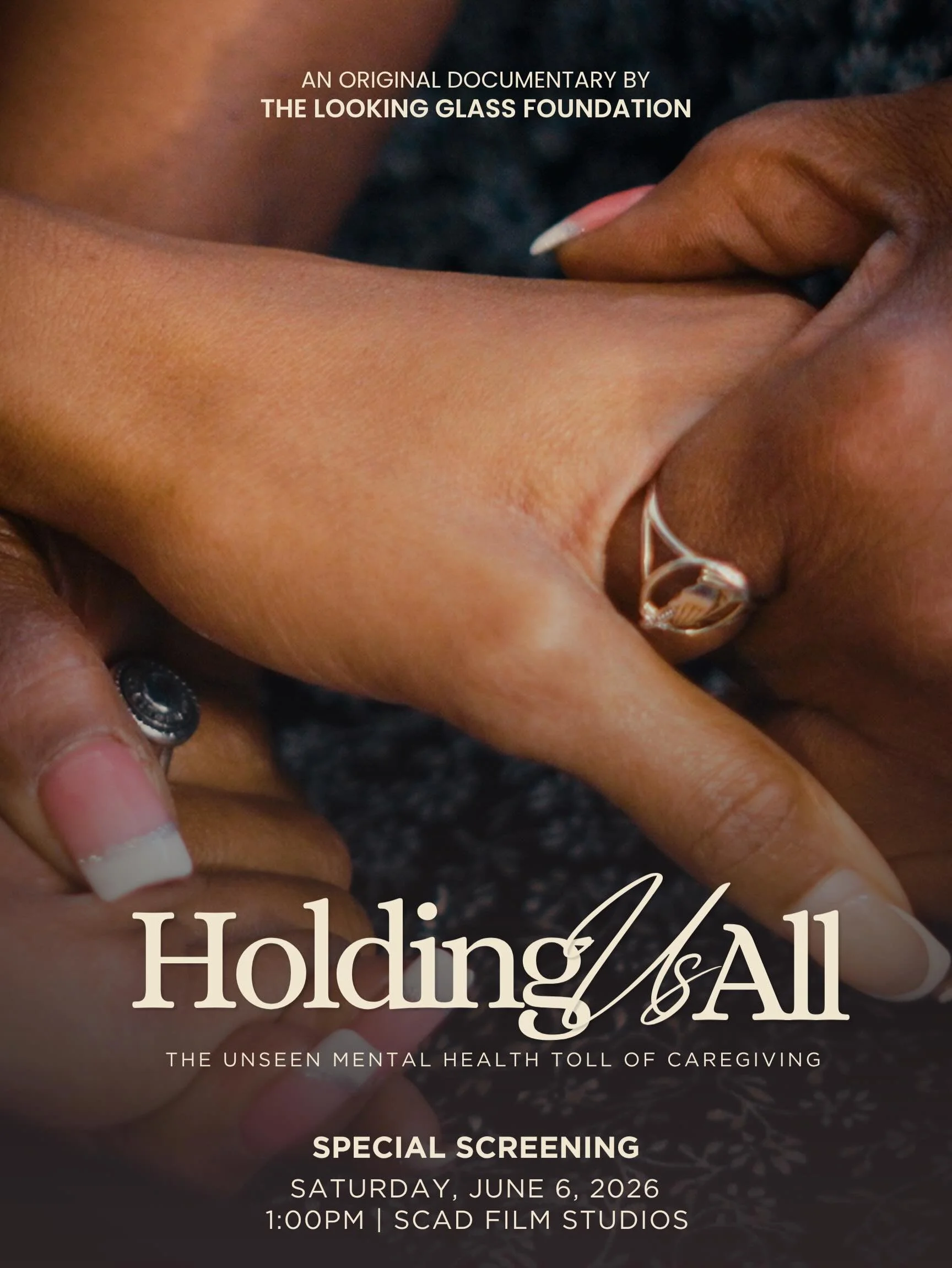✨ Only 5 days until Holding Us All ✨

In just 5 days, we&rsquo;ll gather for an afternoon of storytelling, reflection, and community as we screen Holding Us All&mdash;a documentary that explores the often unseen realities of caregiving, identity, gri