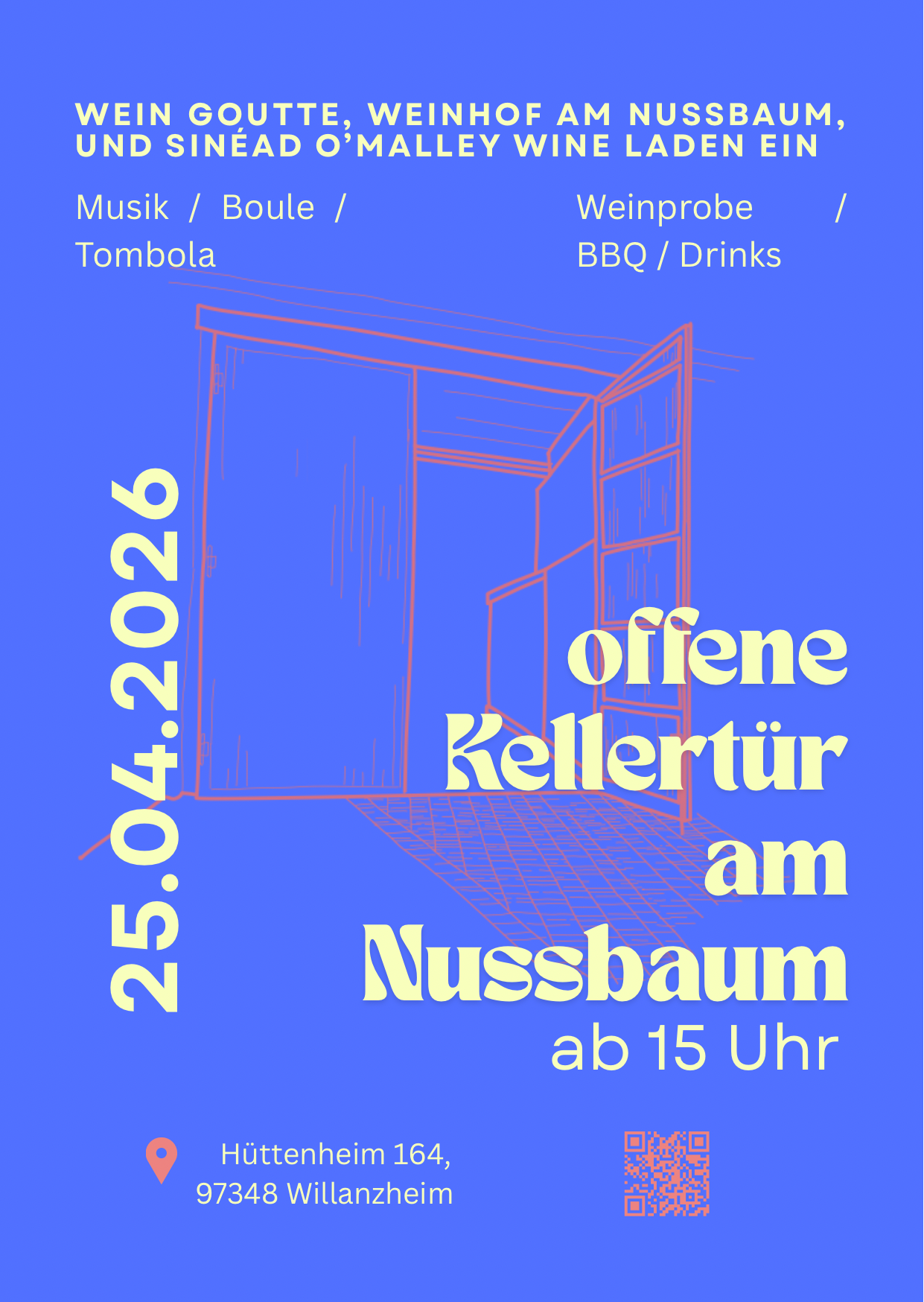 Poster for our Open Cellar day