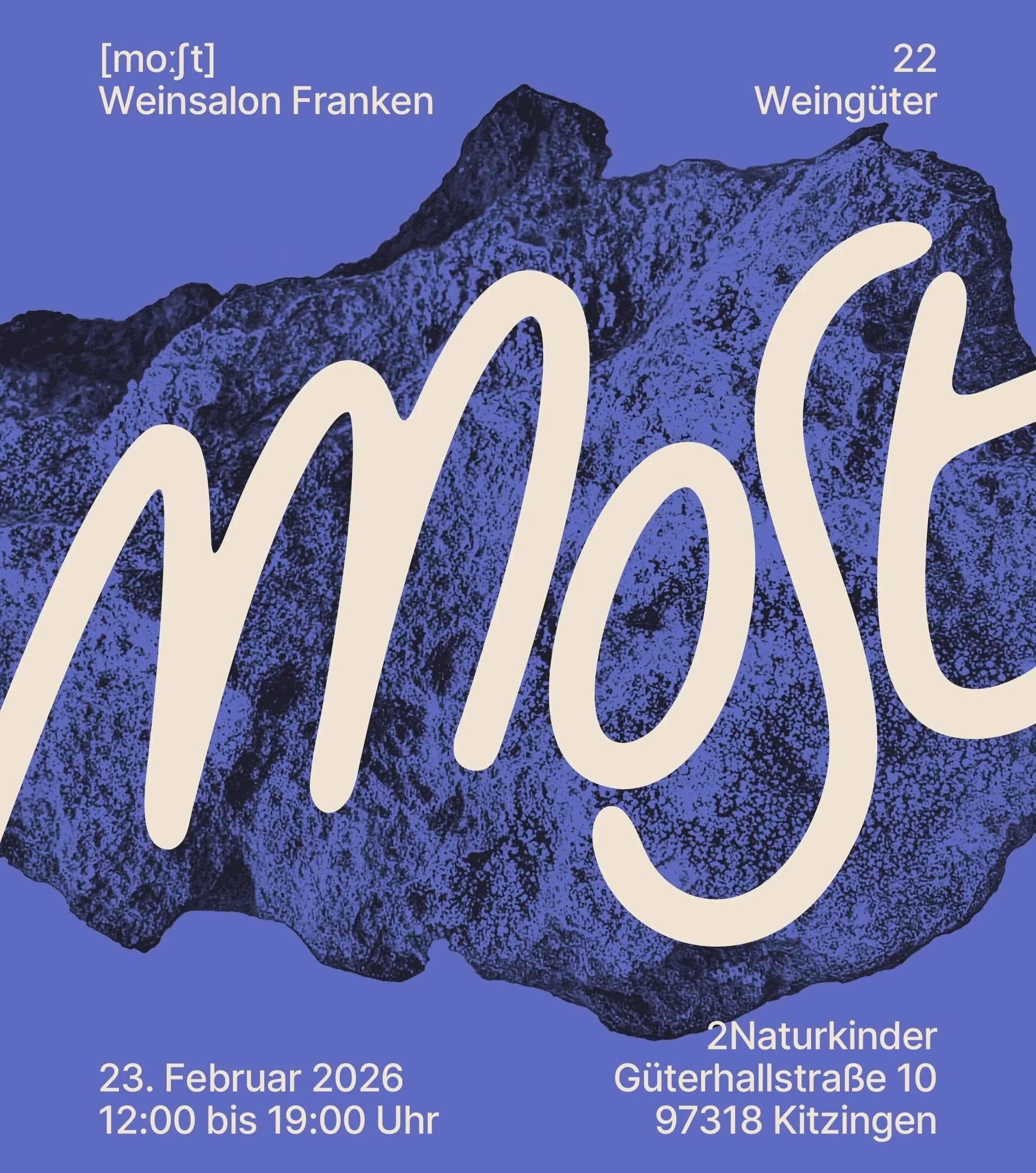 Flyer for the most natural wine fair in Franken