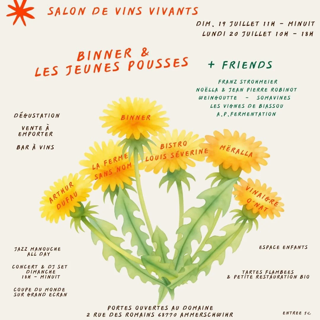 Poster wine fair alsace