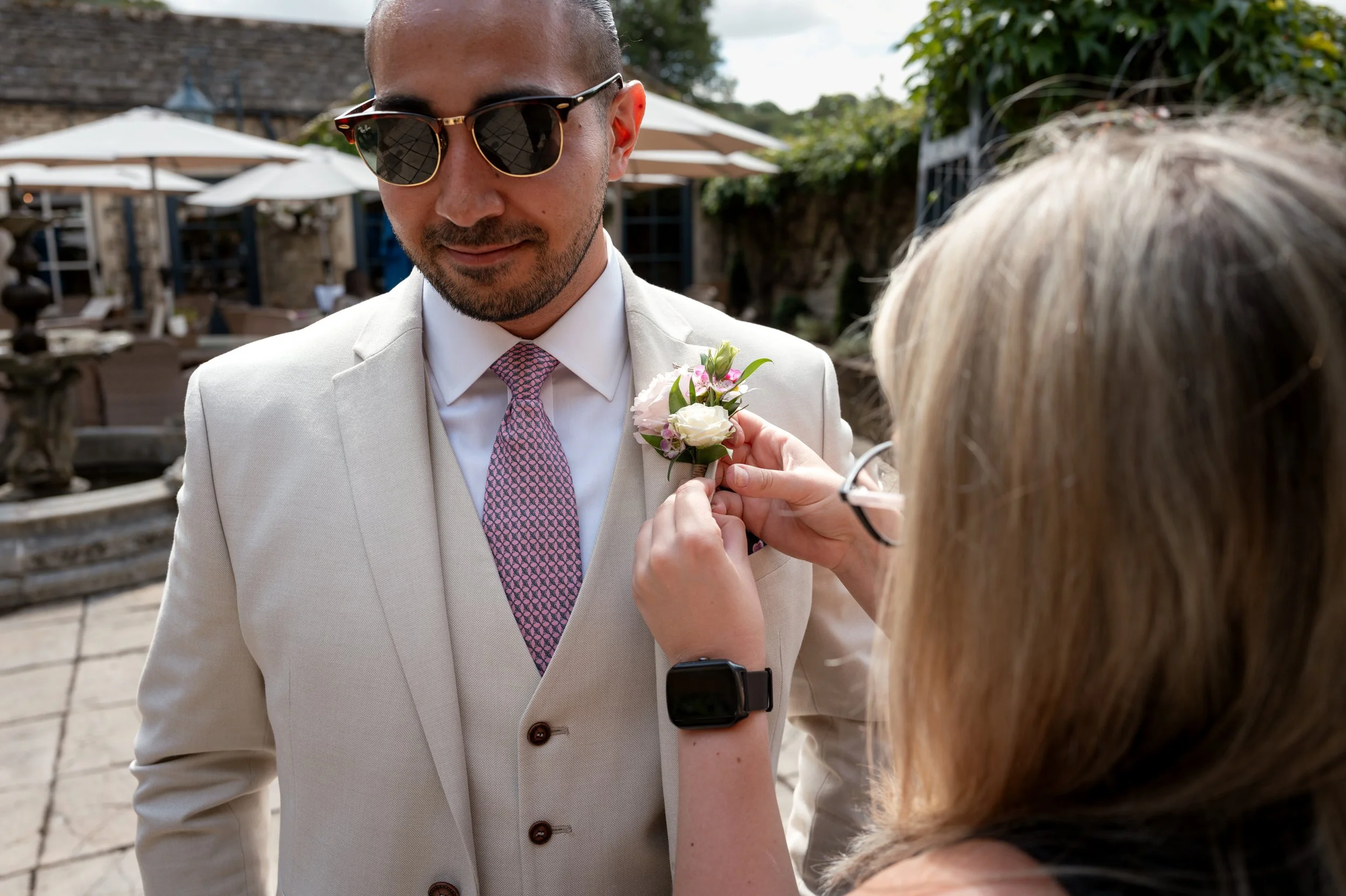 Cotswolds Wedding Photographer Swan Hotel Bibury