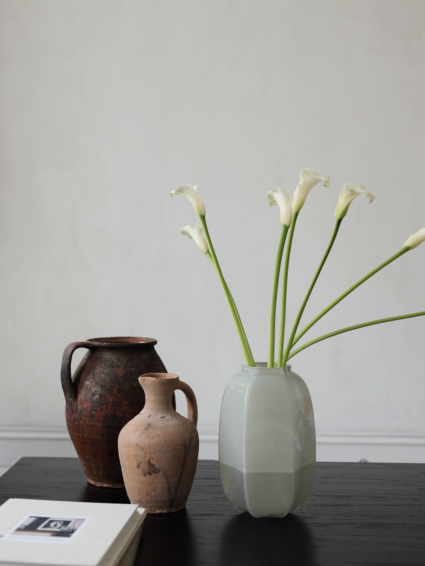 Row Vase, cloudy grey