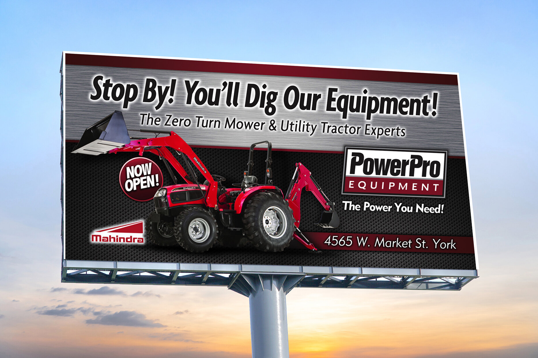 PowerPro New Location Billboard