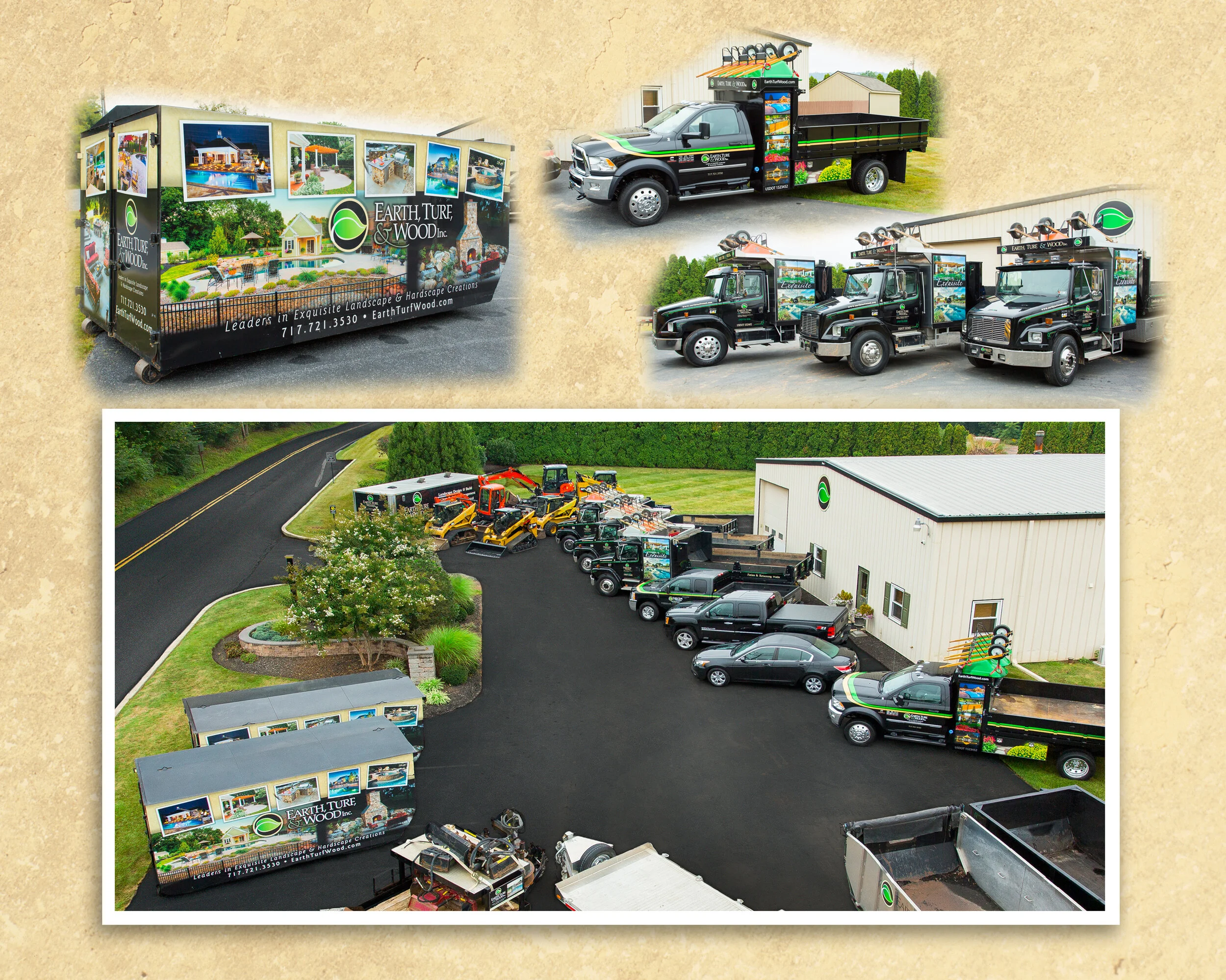 Earth, Turf, & Wood Fleet Graphics