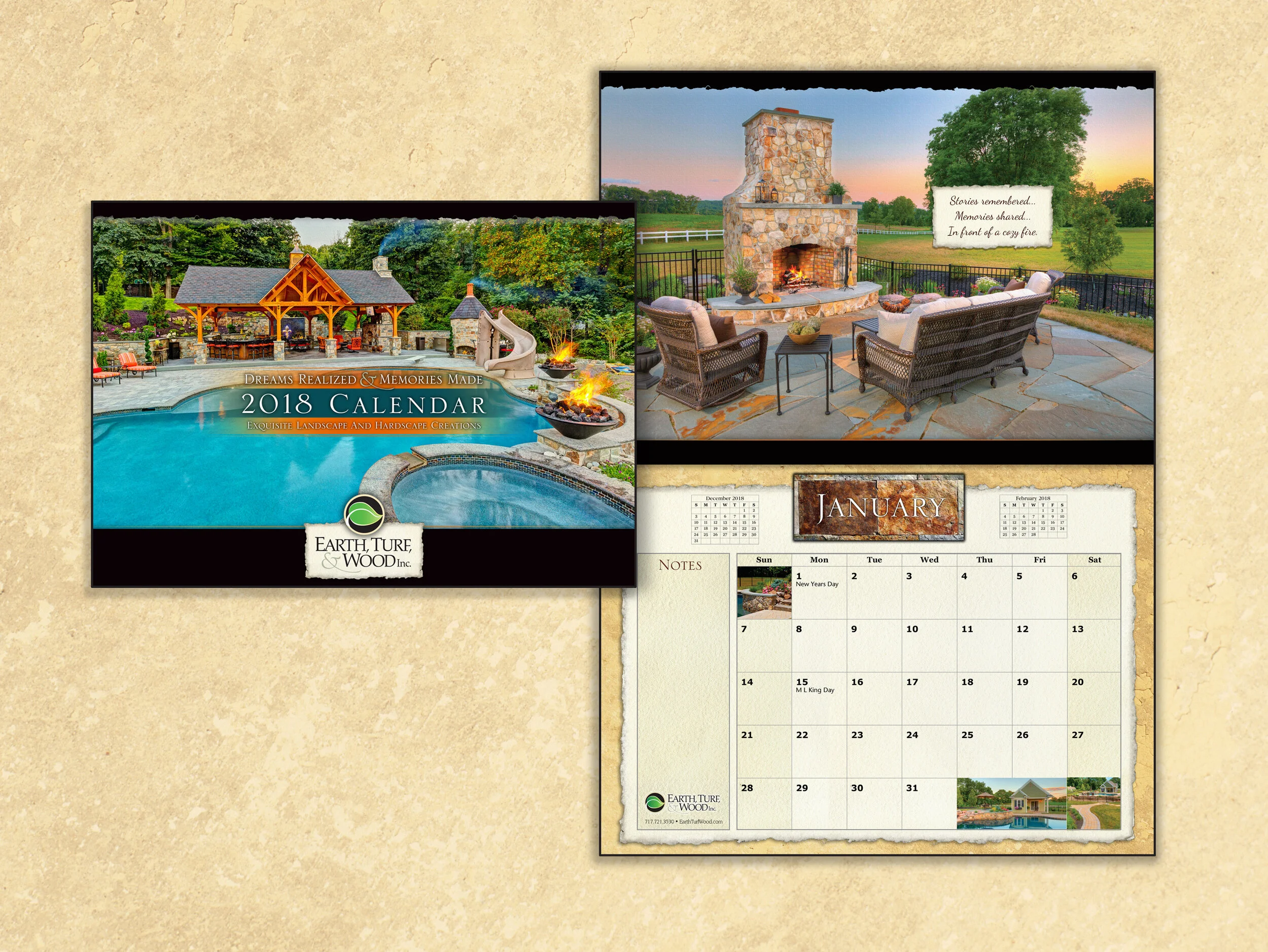 Earth, Turf, & Wood Promotional Calendar