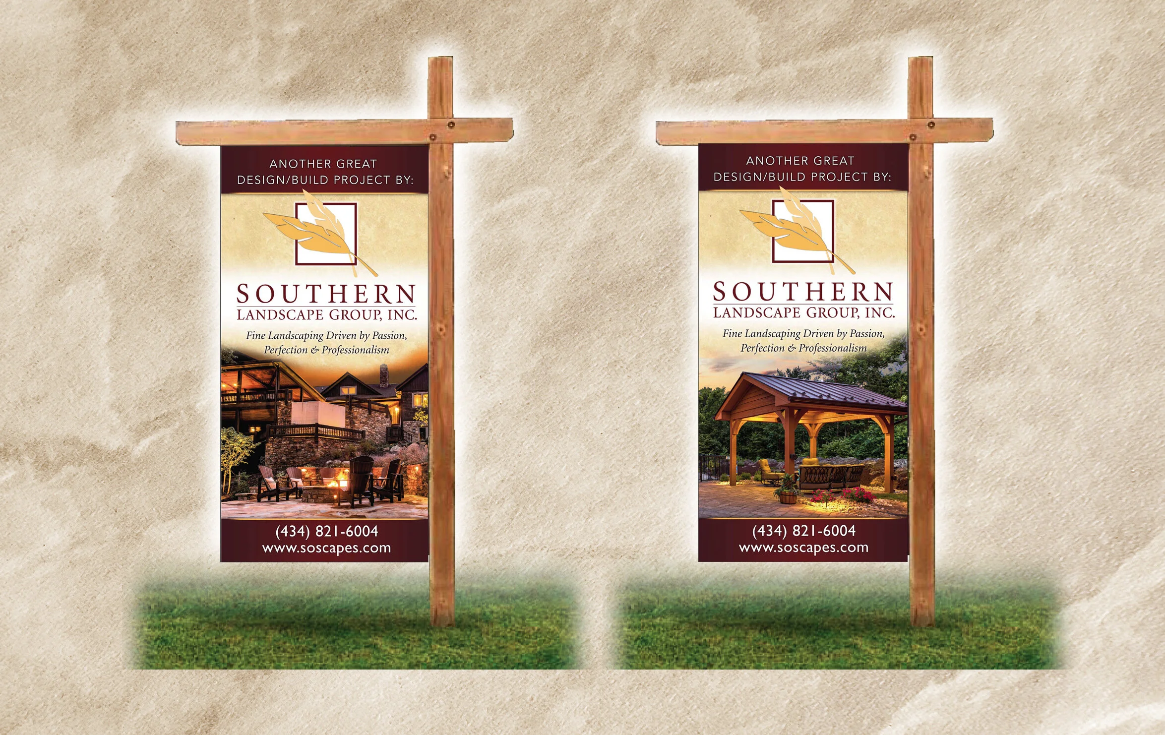 Southern Landscape Group Job Signs
