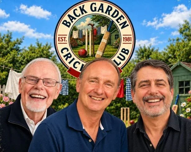 Bob launches The Back Garden Cricket Club podcast with Jon Briggs