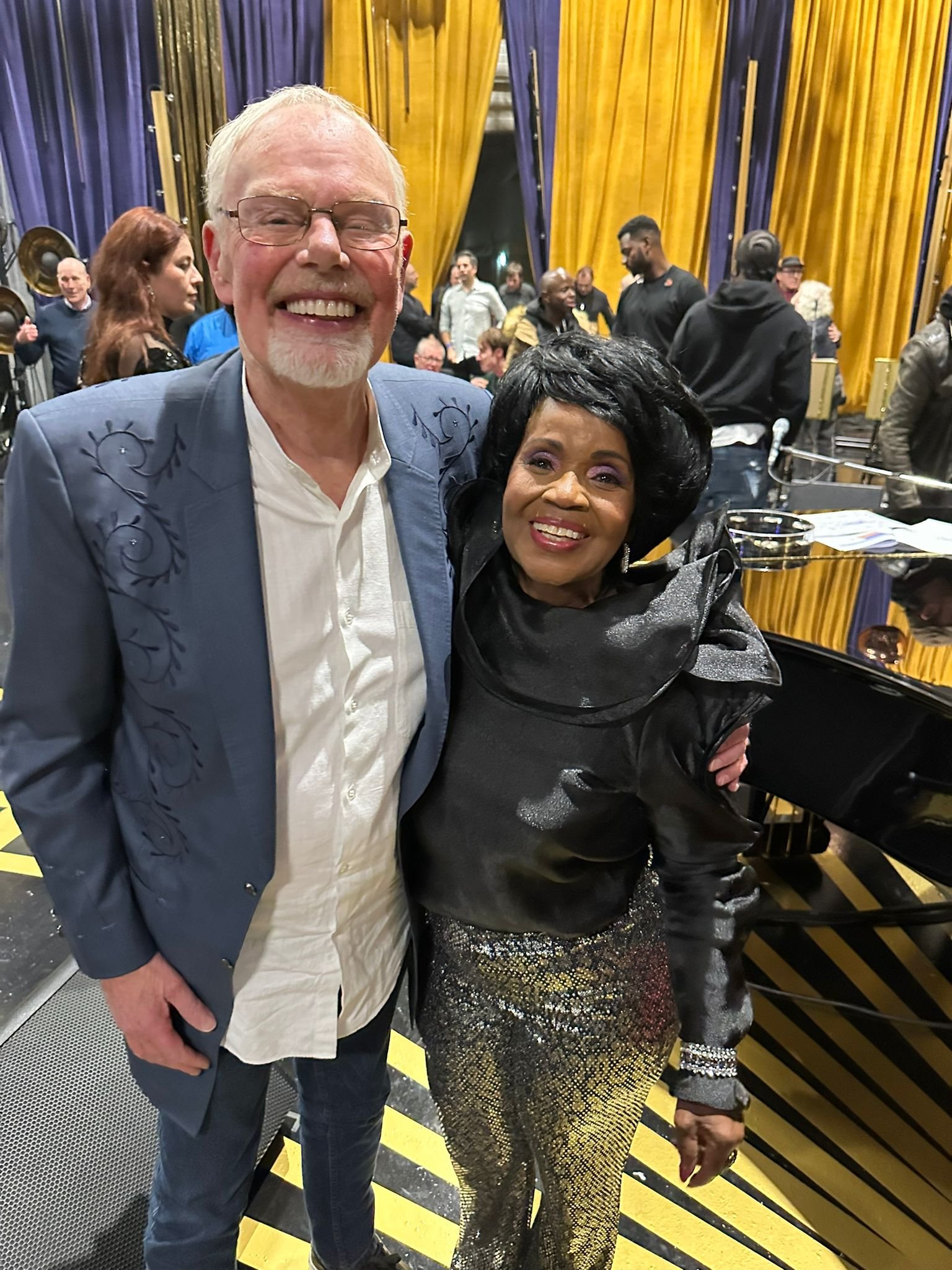Bob with PP Arnold at Jool's 2024 "Hootenanny"