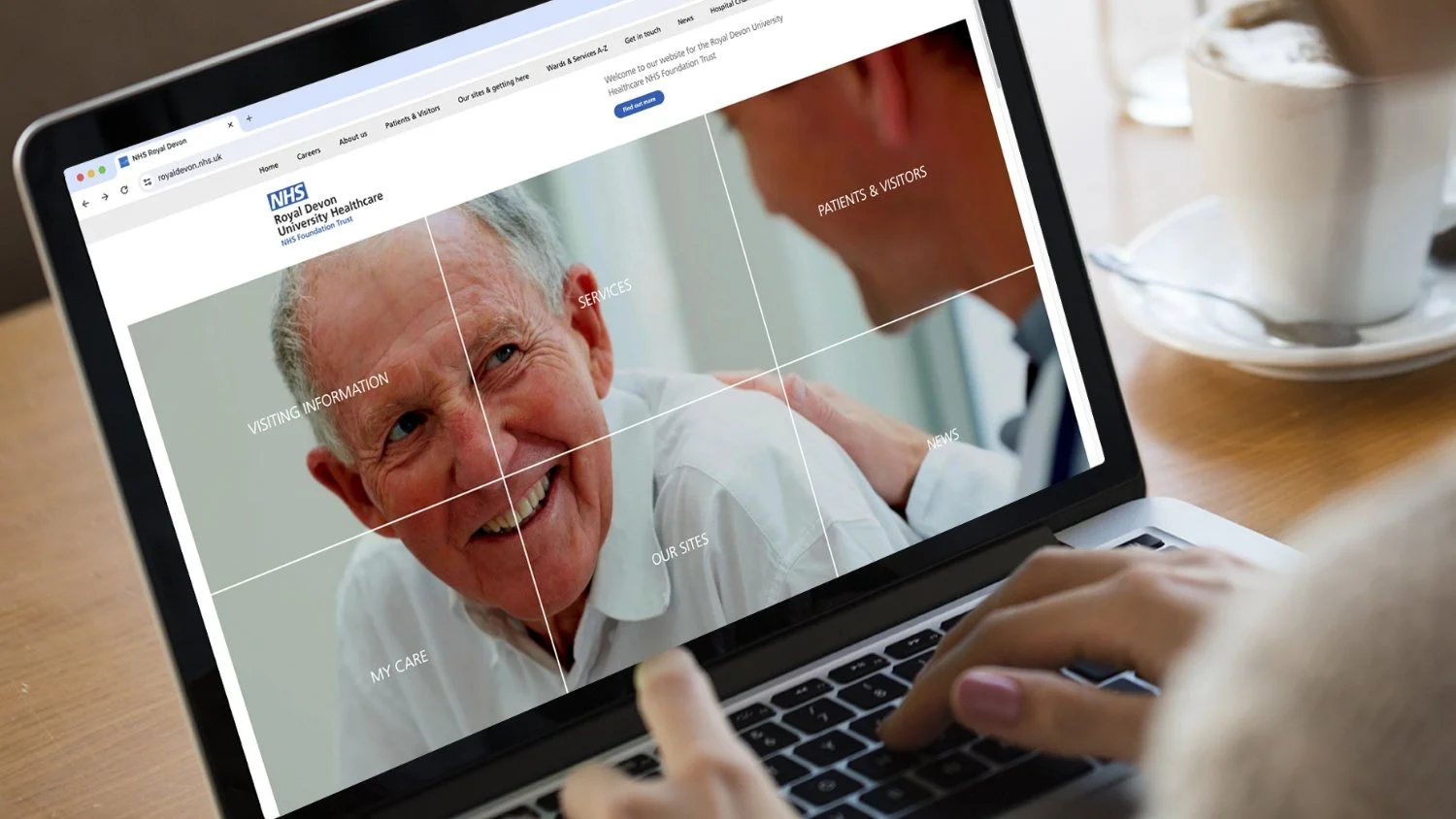 Website for Royal Devon NHS Foundation Trust